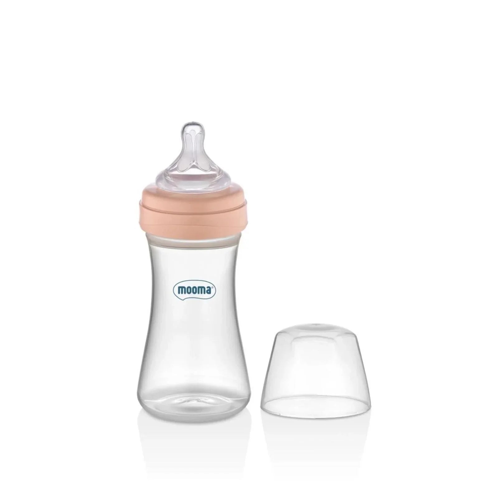 Mooma Kindy Feeding Bottle Starter Set - Old Rose - mezetto ebebek ebebek