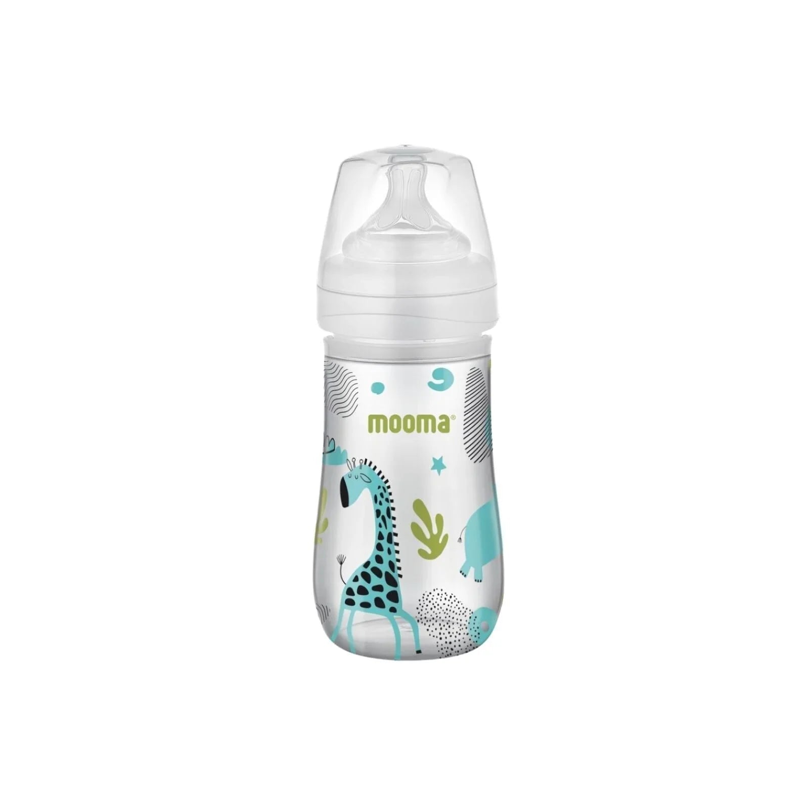 Mooma Neeko Bottle Fast Flow 18+ months 250ml - Animals - mezetto ebebek ebebek