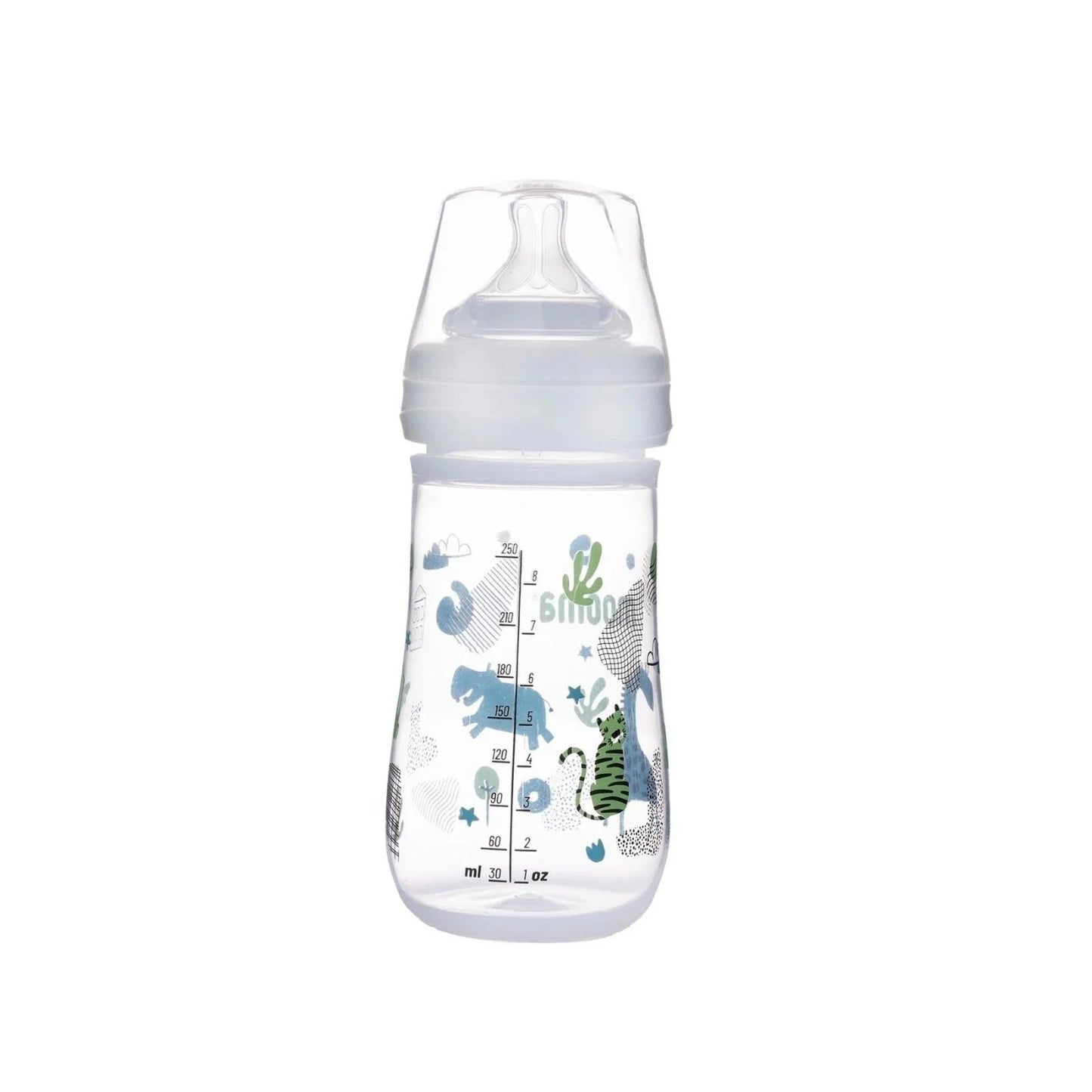 Mooma Neeko Bottle Fast Flow 18+ months 250ml - Animals - mezetto ebebek ebebek