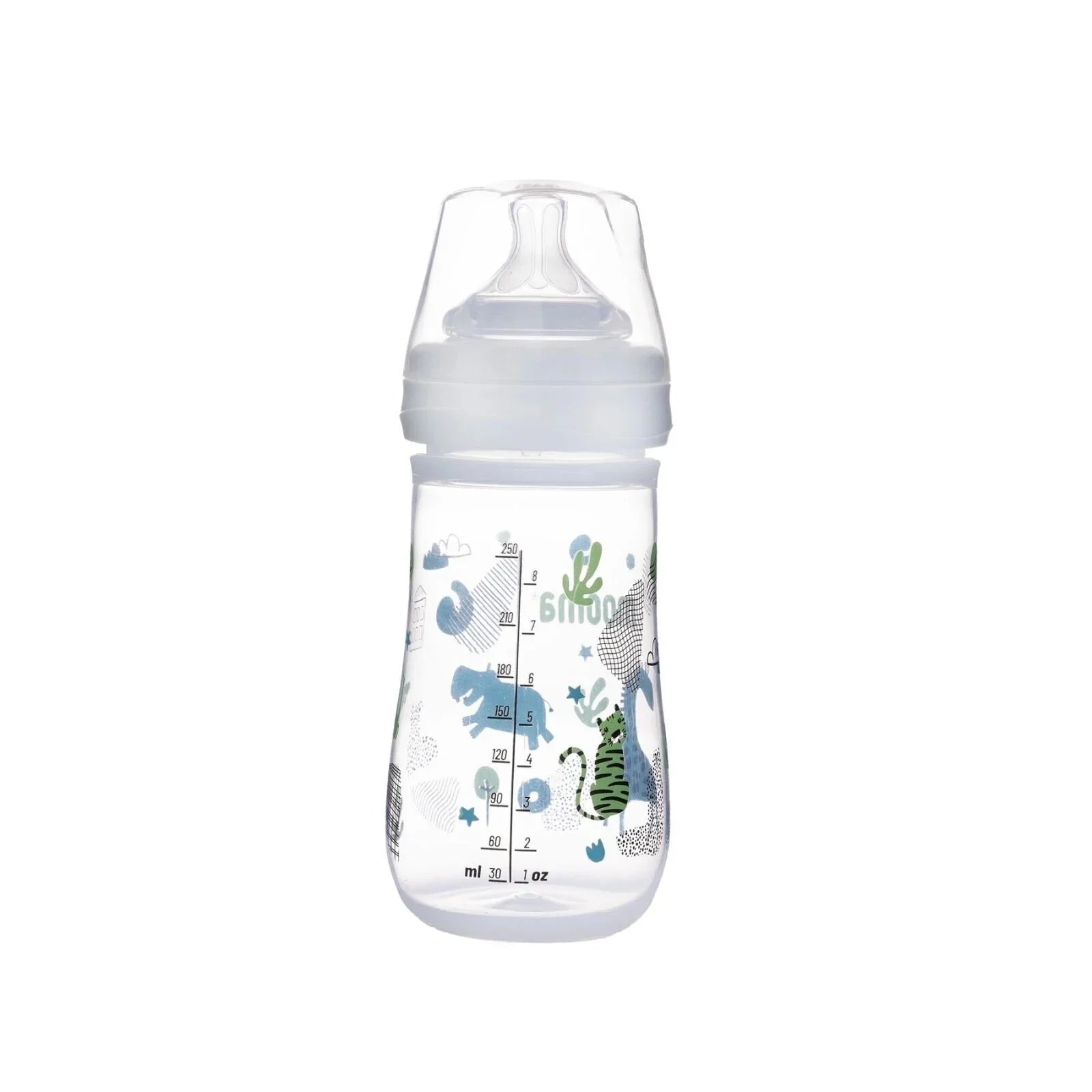 Mooma Neeko Bottle Fast Flow 18+ months 250ml - Animals - mezetto ebebek ebebek