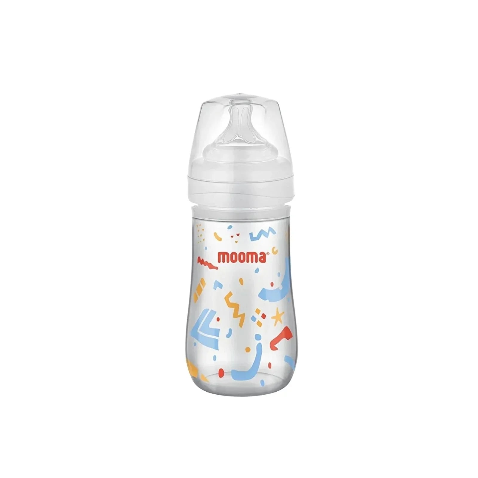 Mooma Neeko Bottle Fast Flow 18+ months 250ml - Confetti - mezetto ebebek ebebek