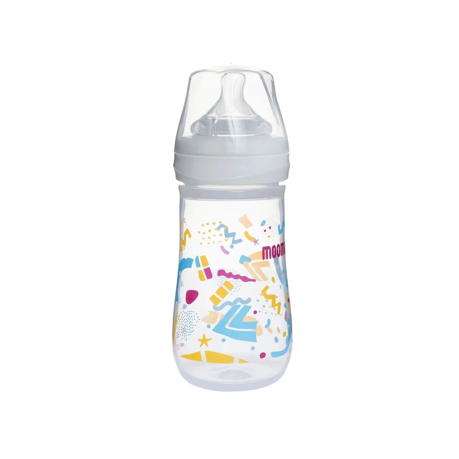Mooma Neeko Bottle Medium Flow 6 - 18 months 250ml - Confetti - mezetto ebebek ebebek
