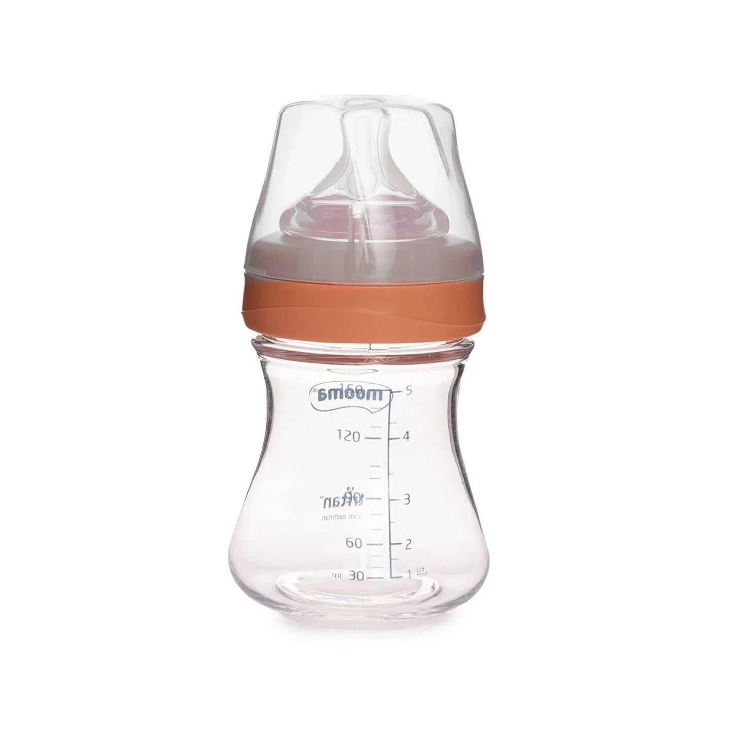 Mooma Neutra Tritan Bottle Slow Flow 0 - 6 months 150ml - Coral Pink - mezetto ebebek ebebek