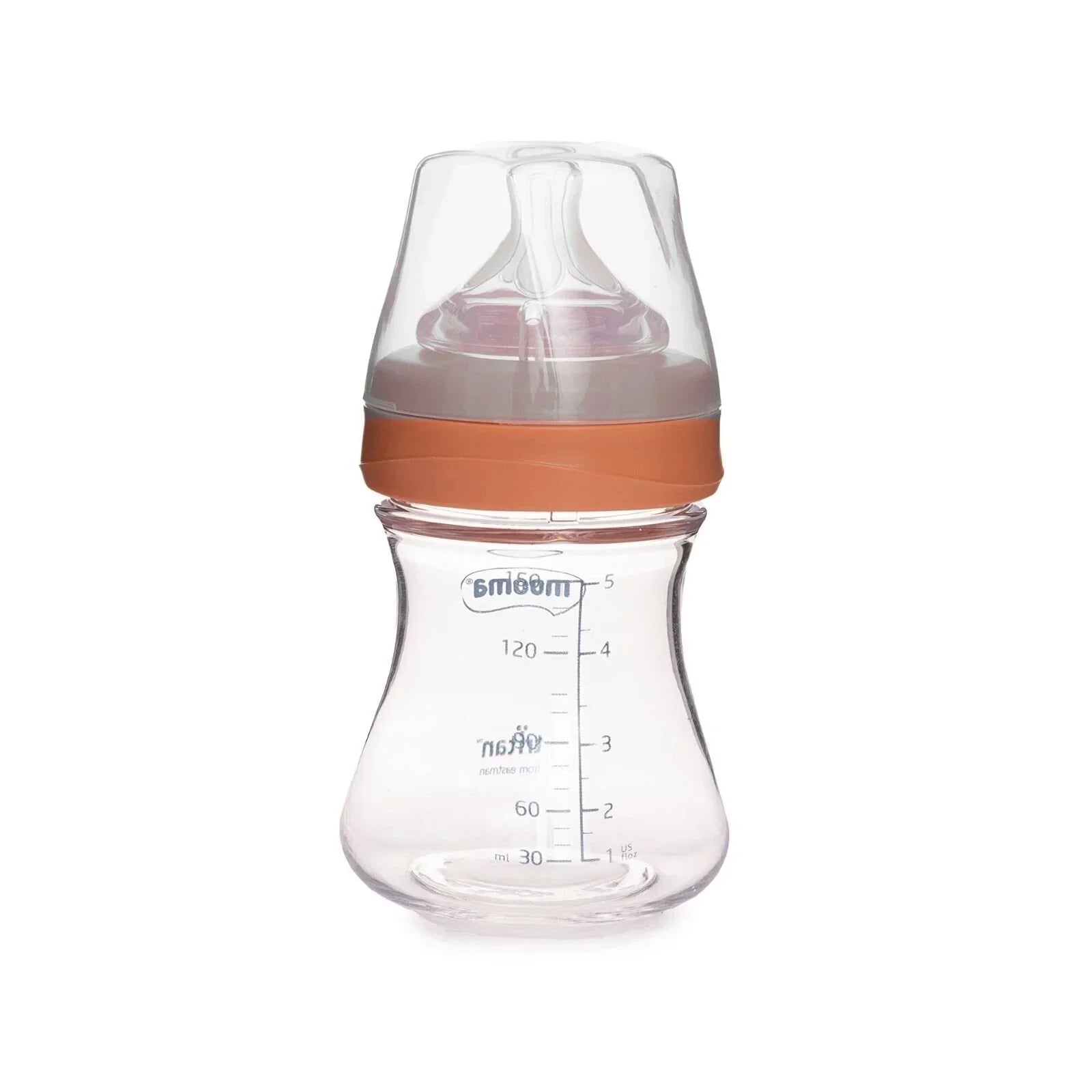 Mooma Neutra Tritan Bottle Slow Flow 0 - 6 months 150ml - Coral Pink - mezetto ebebek ebebek
