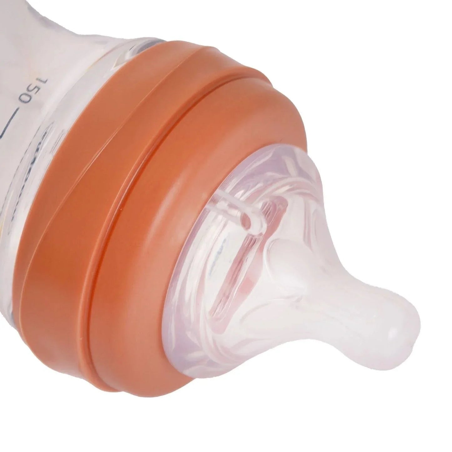 Mooma Neutra Tritan Bottle Slow Flow 0 - 6 months 150ml - Coral Pink - mezetto ebebek ebebek