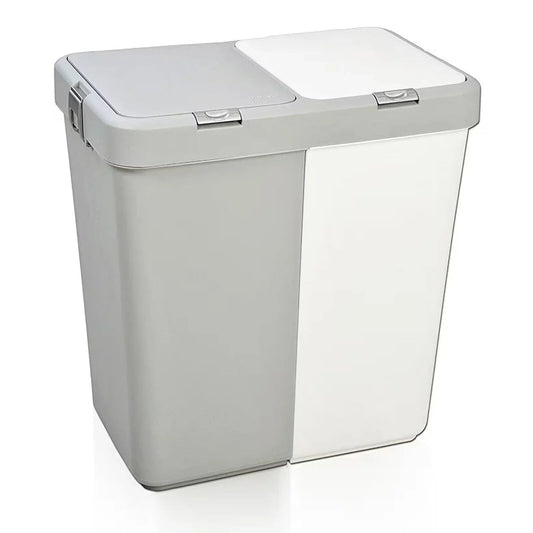 Motek Multi - Purpose Double Compartment Laundry & Dirty Basket 80lt - mezetto ebebek ebebek