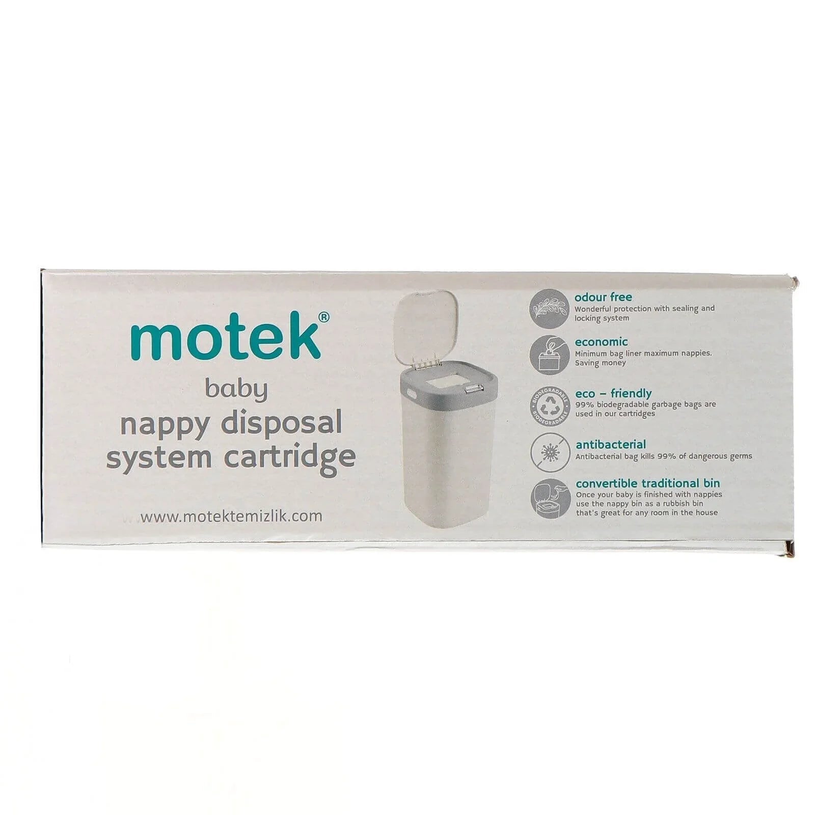 Motek Nappy Bin Refill Cassettes 3 pcs - mezetto ebebek ebebek