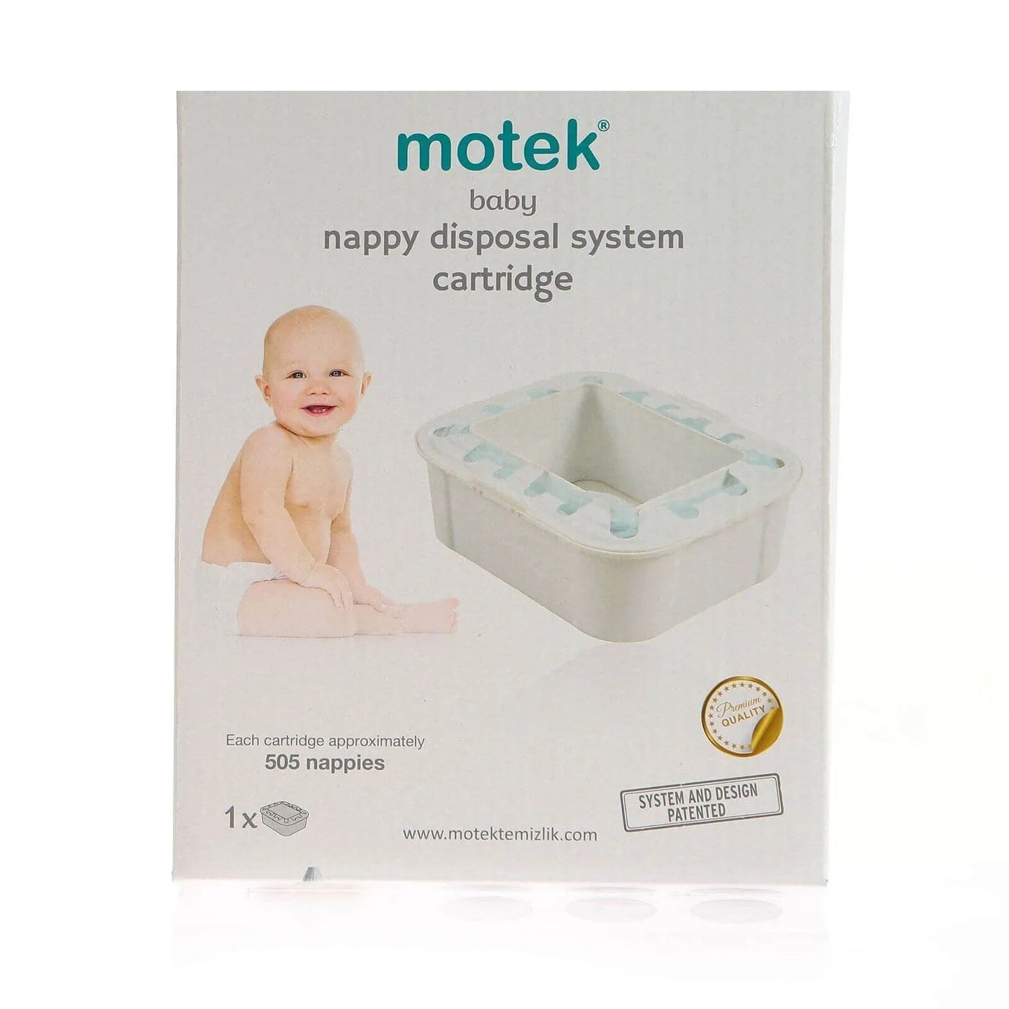 Motek Nappy Bin Refill Cassettes 3 pcs - mezetto ebebek ebebek