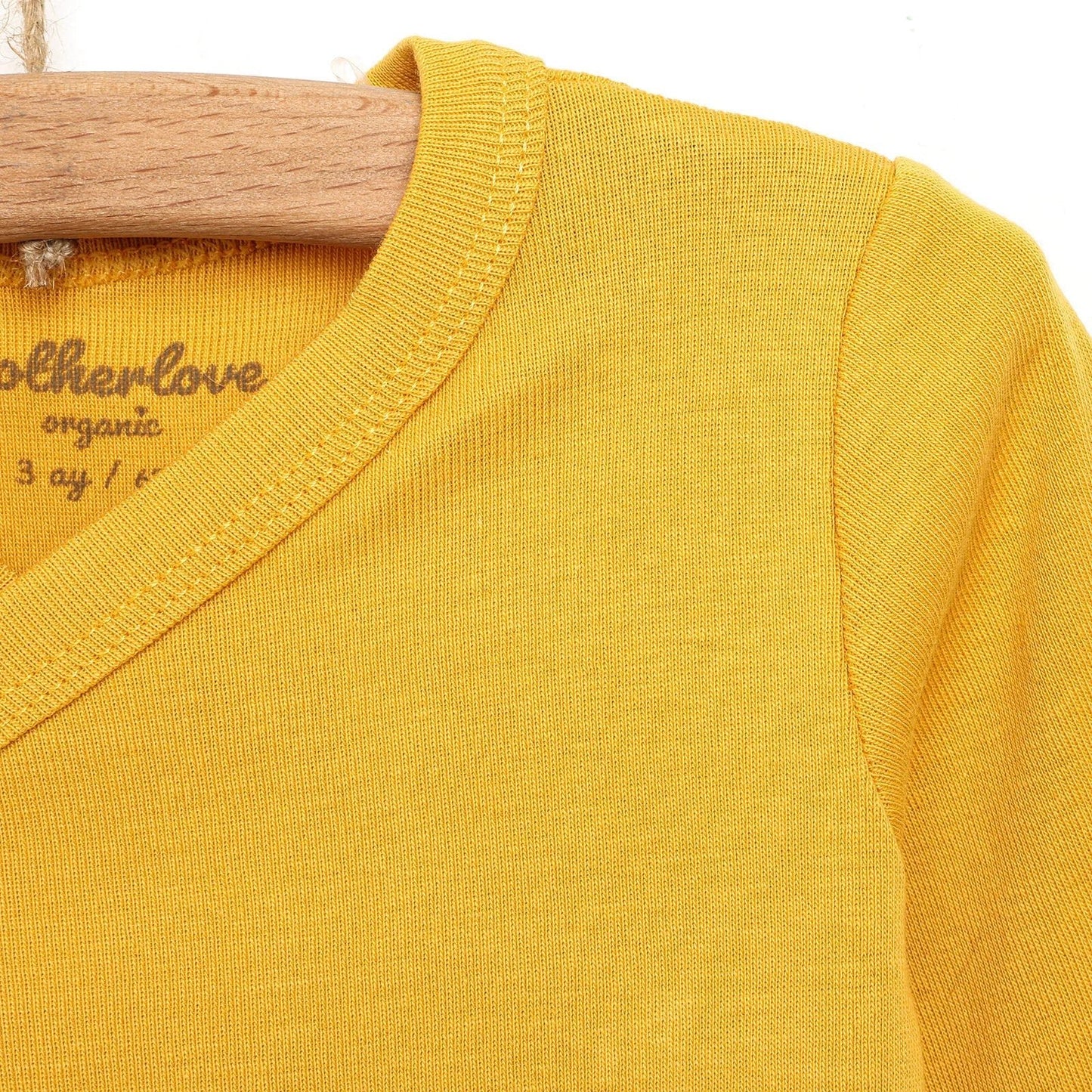 Motherlove Newborn Organic Sleeve Bodysuit - Bronze - mezetto ebebek ebebek