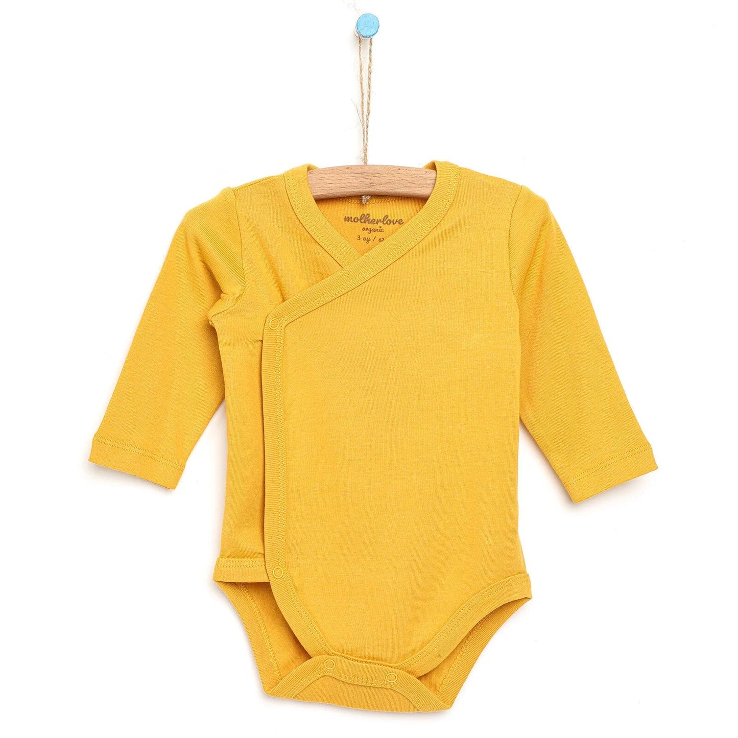 Motherlove Newborn Organic Sleeve Bodysuit - Bronze - mezetto ebebek ebebek