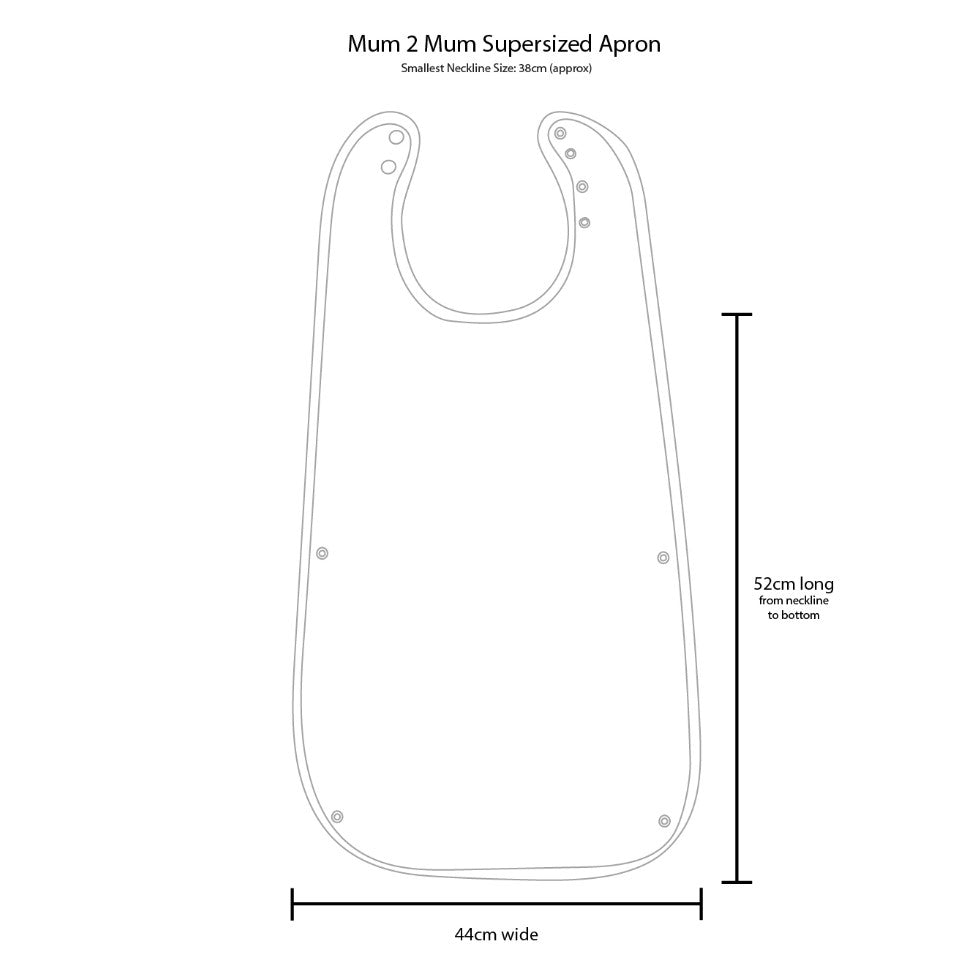 Mum 2 Mum PLUS SuperSized Clothing Protector - 14 Colours - mezetto Baby&More Baby&More
