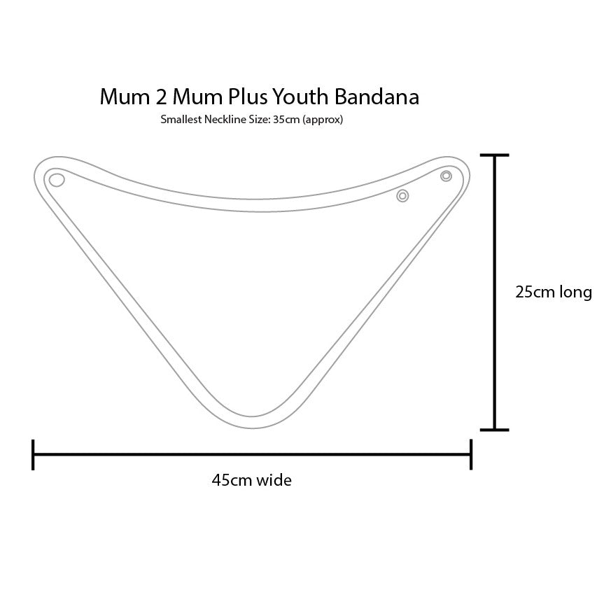 Mum 2 Mum PLUS Youth Disability Bib ages 5 - 15 years - 14 Colours - mezetto Baby&More Baby&More