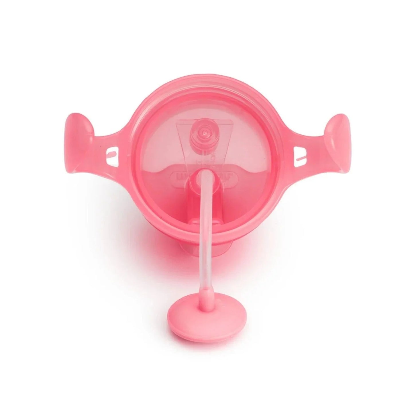 Munchkin Click Lock Tip & Sip Weighted Straw Cup Pink 207ml - mezetto ebebek ebebek