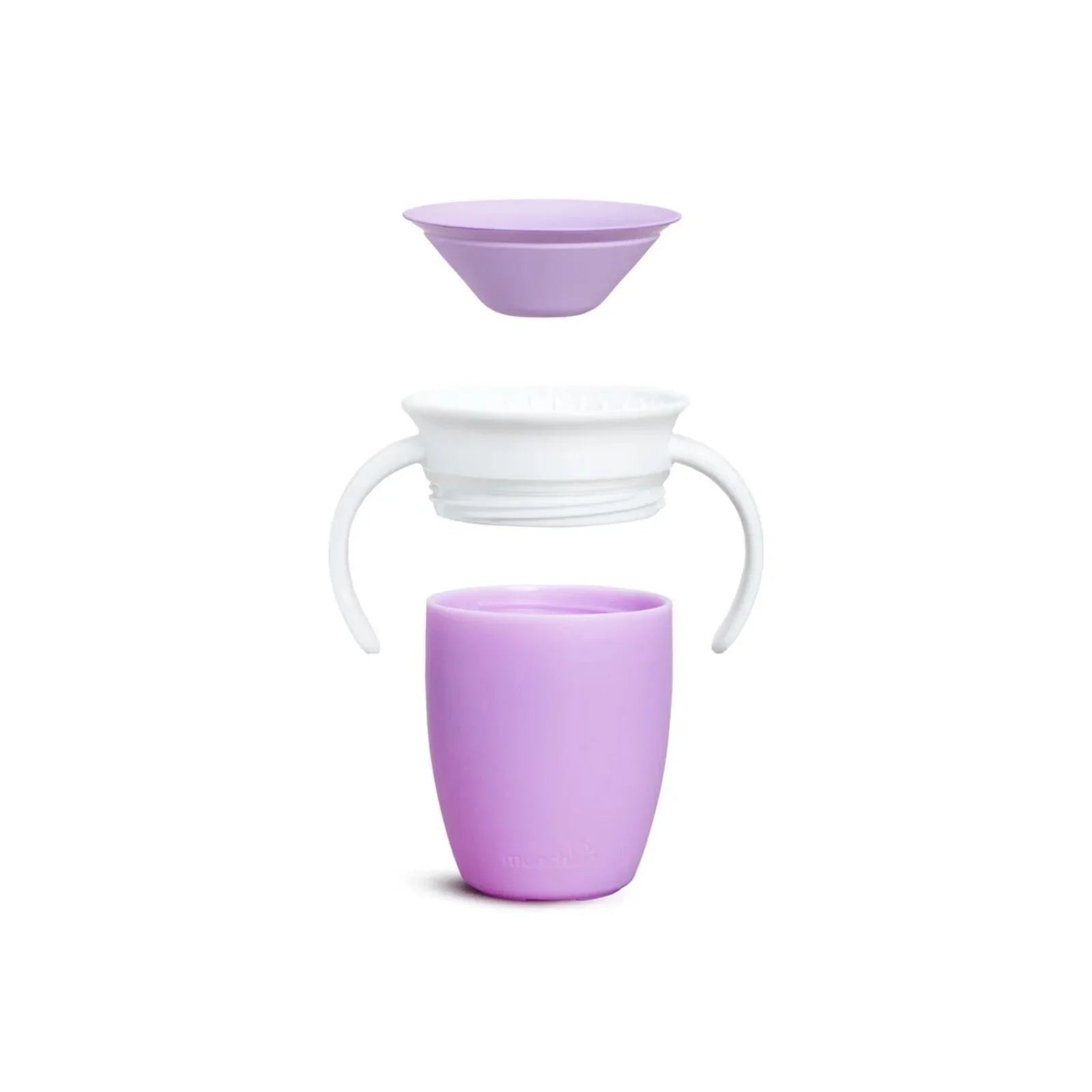 Munchkin Miracle 360 Trainer Cup 6+ months 207ml - Purple - mezetto ebebek ebebek