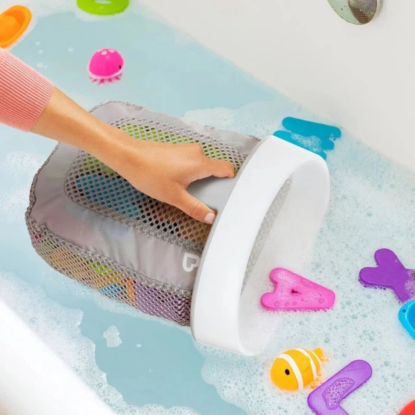 Munchkin Super Scoop Bath Toy Organiser - mezetto ebebek ebebek
