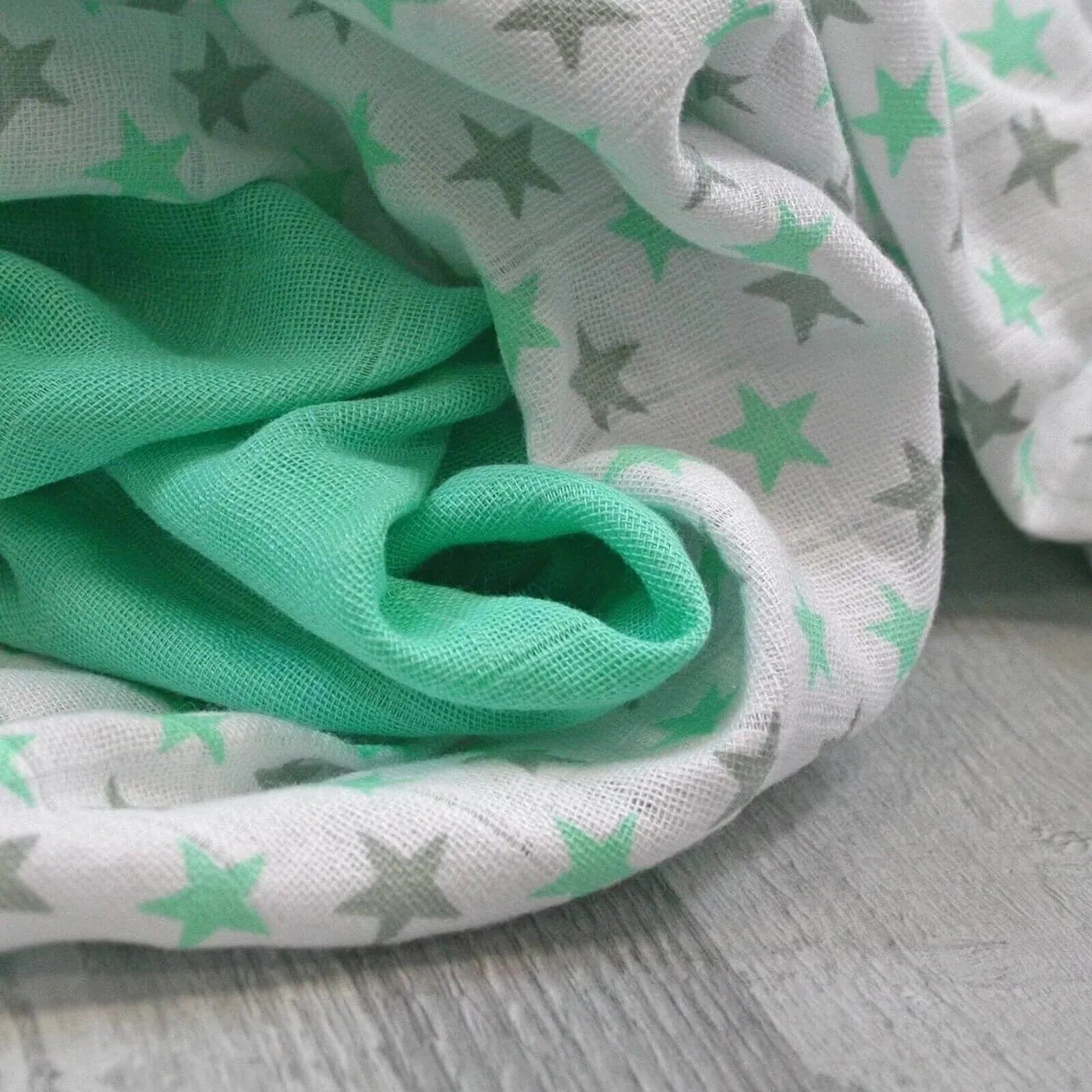 MuslinZ 12 Pack Muslin Squares 70x70cm - Mint - mezetto ebebek ebebek