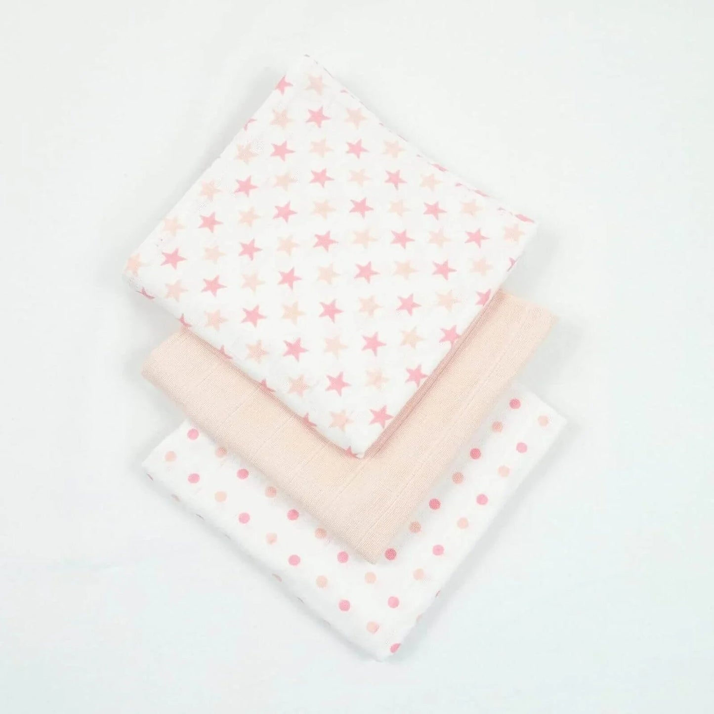 MuslinZ 6 Pack Muslin Squares 70x70cm - Pink - mezetto ebebek ebebek