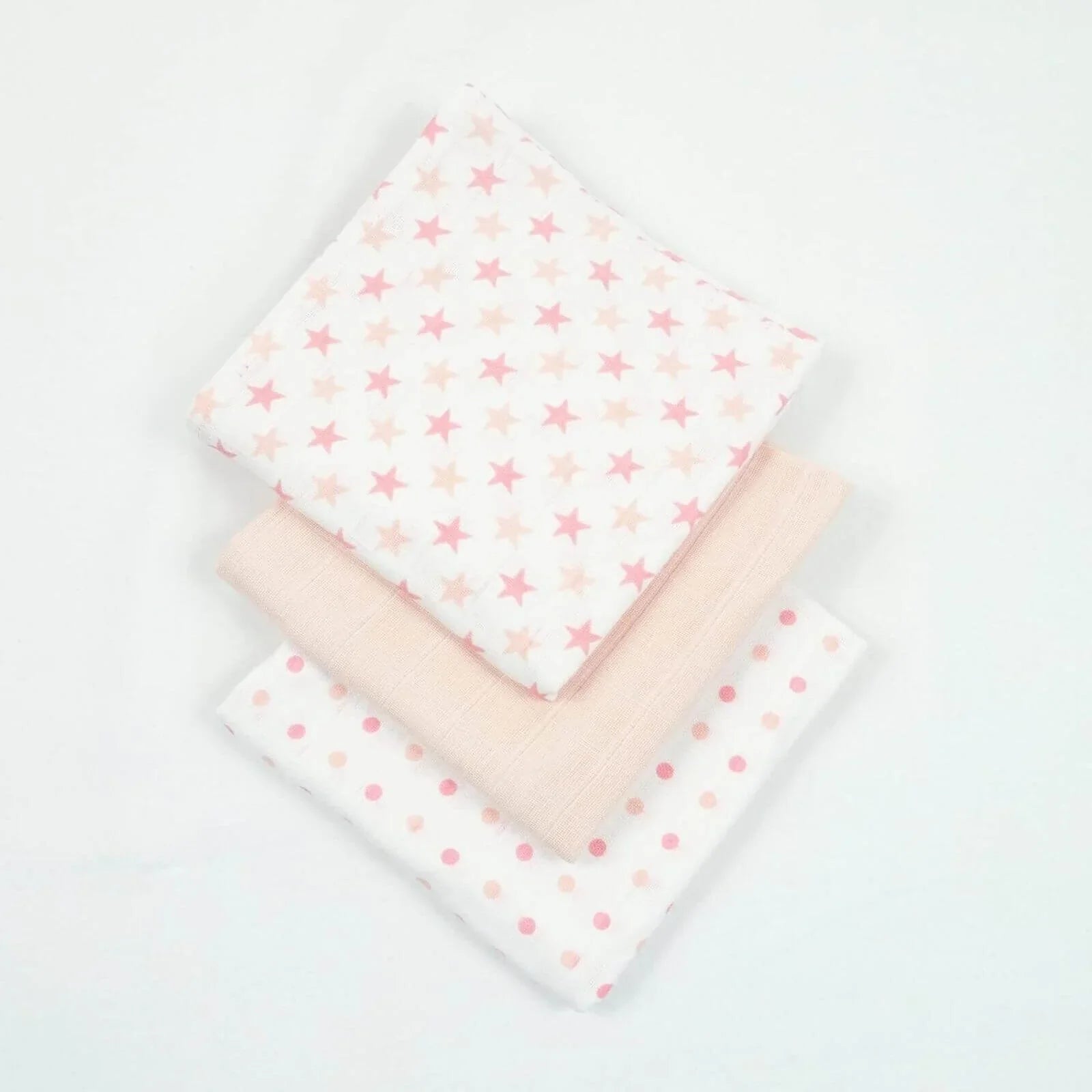 MuslinZ 6 Pack Muslin Squares 70x70cm - Pink - mezetto ebebek ebebek