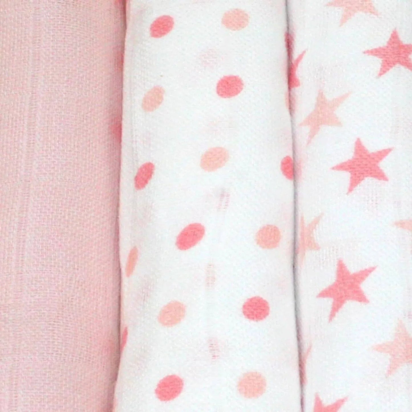 MuslinZ 6 Pack Muslin Squares 70x70cm - Pink - mezetto ebebek ebebek