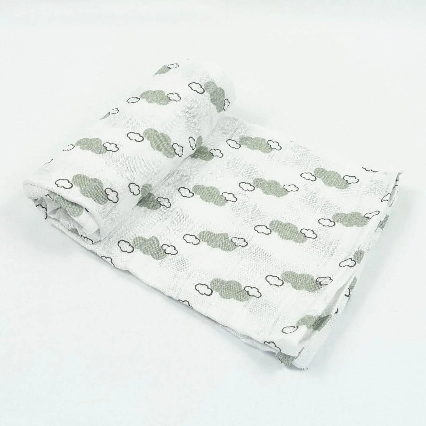 MuslinZ Bamboo/Organic Cotton Muslin Set - Grey Cloud - mezetto ebebek ebebek
