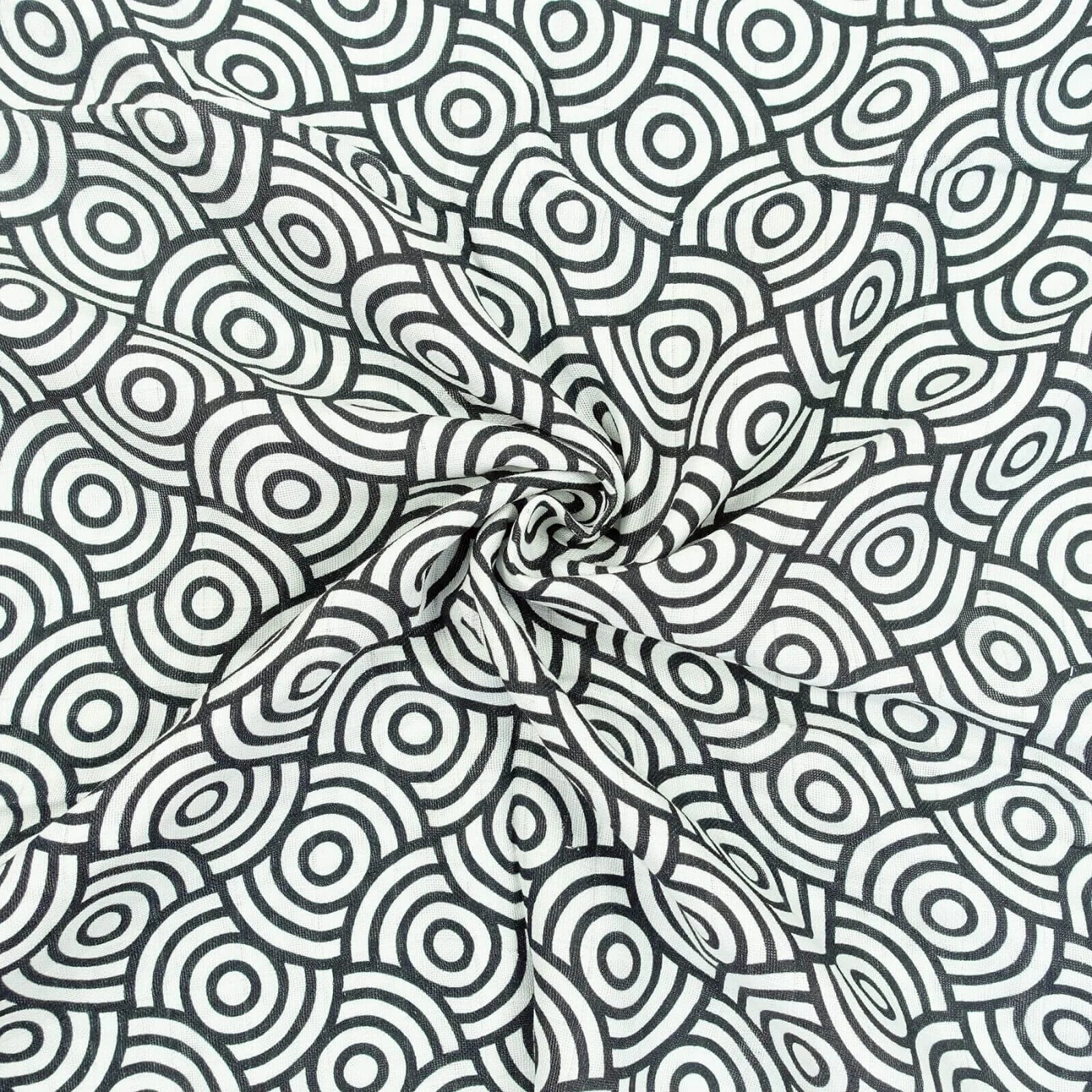 MuslinZ Bamboo/Organic Cotton Muslin Swaddle 120x120cm - Black Swirl - mezetto ebebek ebebek