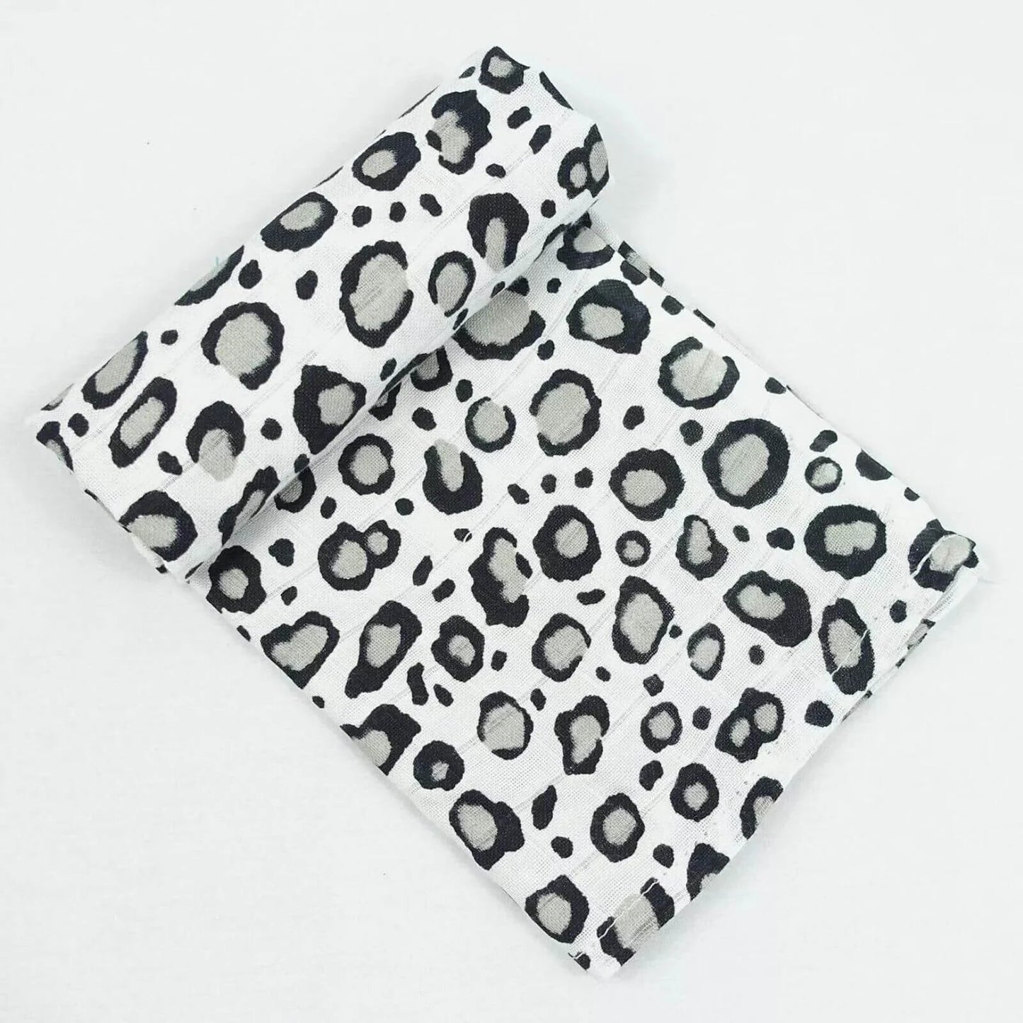 MuslinZ Bamboo/Organic Cotton Muslin Swaddle 120x120cm - Leopard - mezetto ebebek ebebek