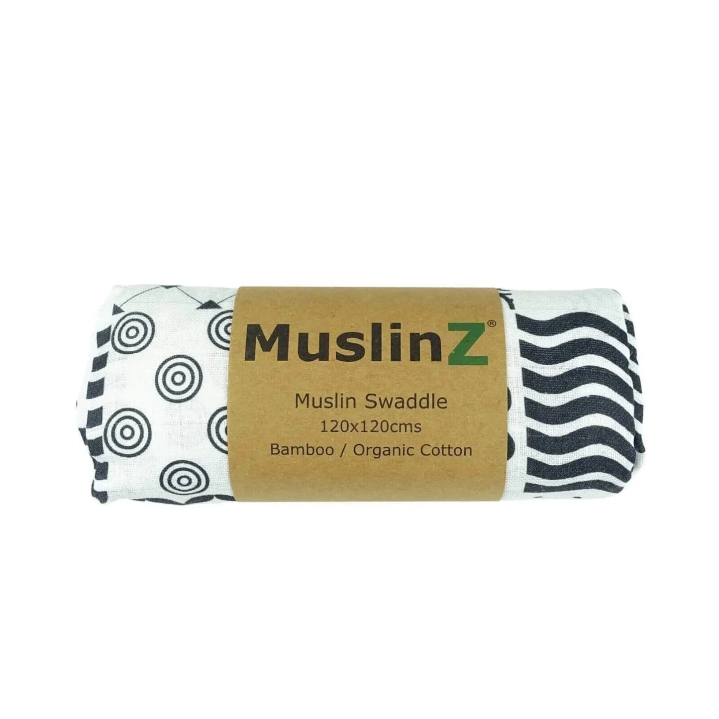 MuslinZ Bamboo/Organic Cotton Muslin Swaddle 120x120cm - Sensory - mezetto ebebek ebebek