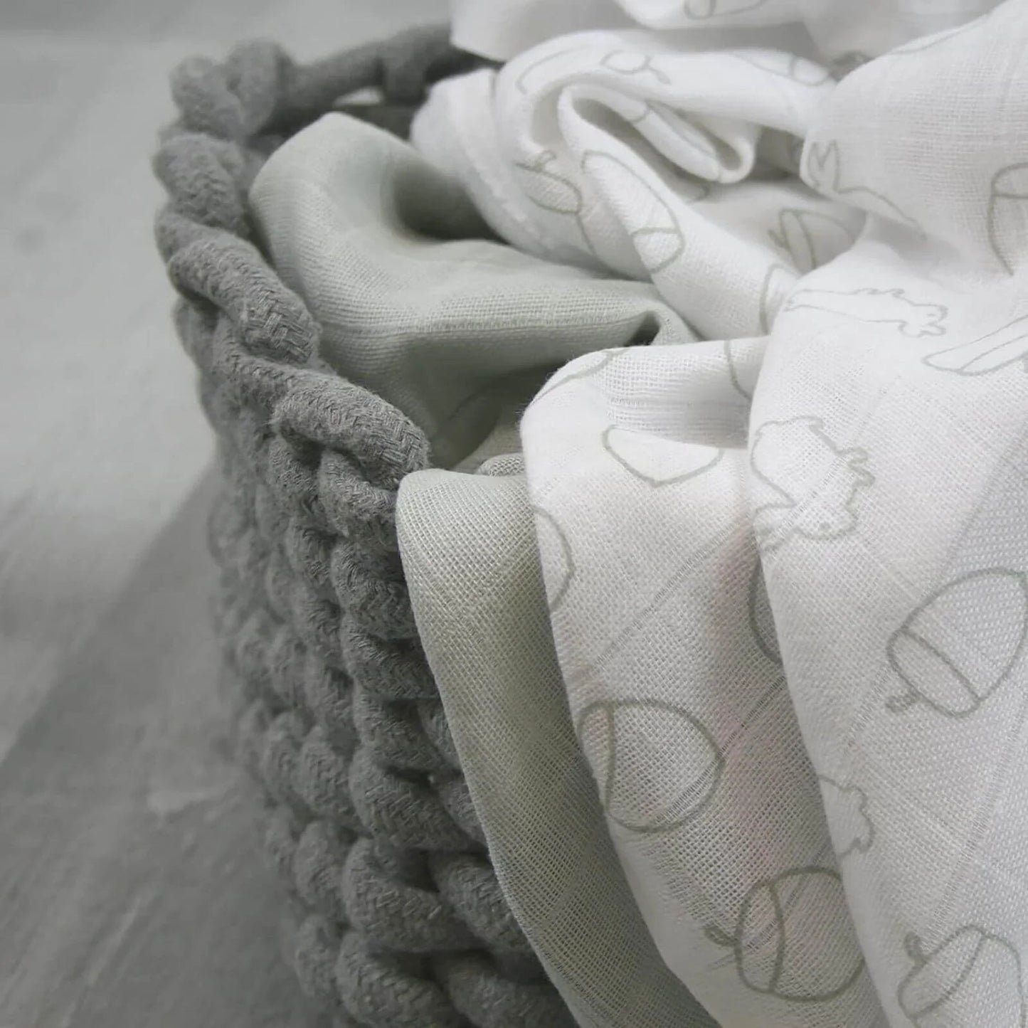 MuslinZ Muslin Squares 70x70cm 6 pcs - Woodland - mezetto ebebek ebebek