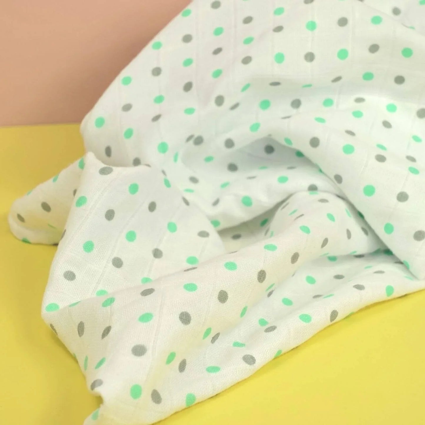 MuslinZ Muslin Swaddles 100x90cm 2 pcs - Mint - mezetto ebebek ebebek