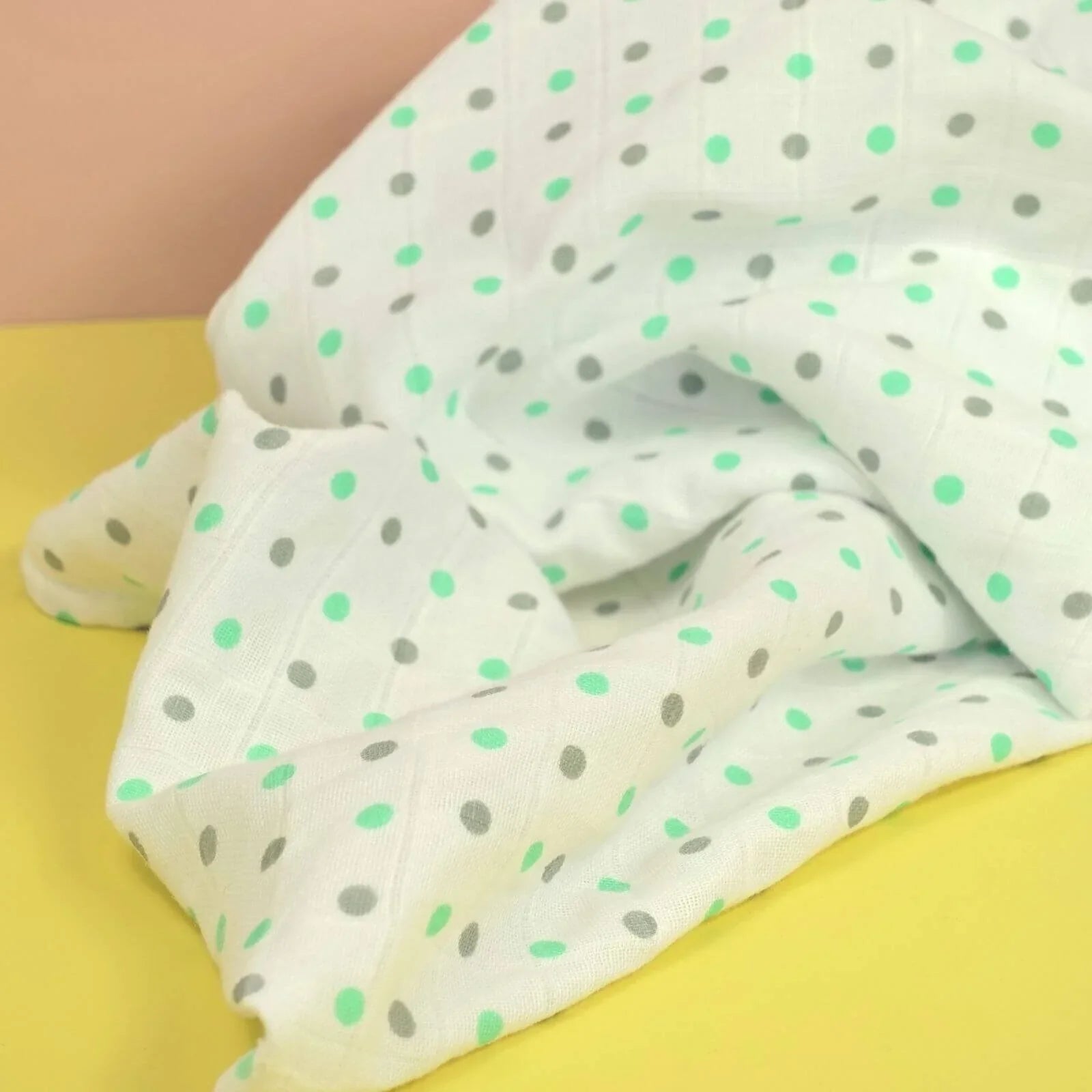 MuslinZ Muslin Swaddles 100x90cm 2 pcs - Mint - mezetto ebebek ebebek