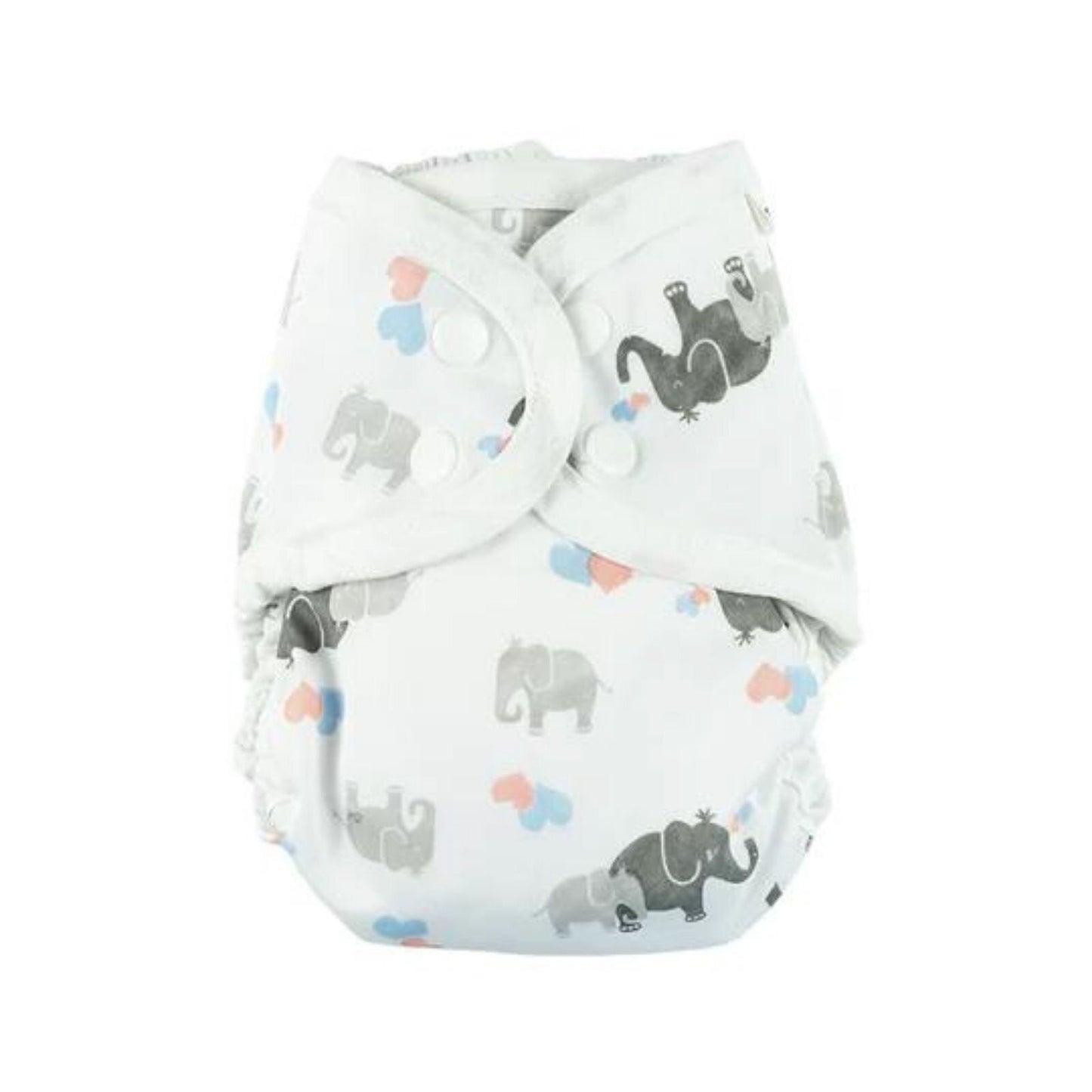 MuslinZ Washable Nappy Wrap - Elephant - mezetto ebebek ebebek