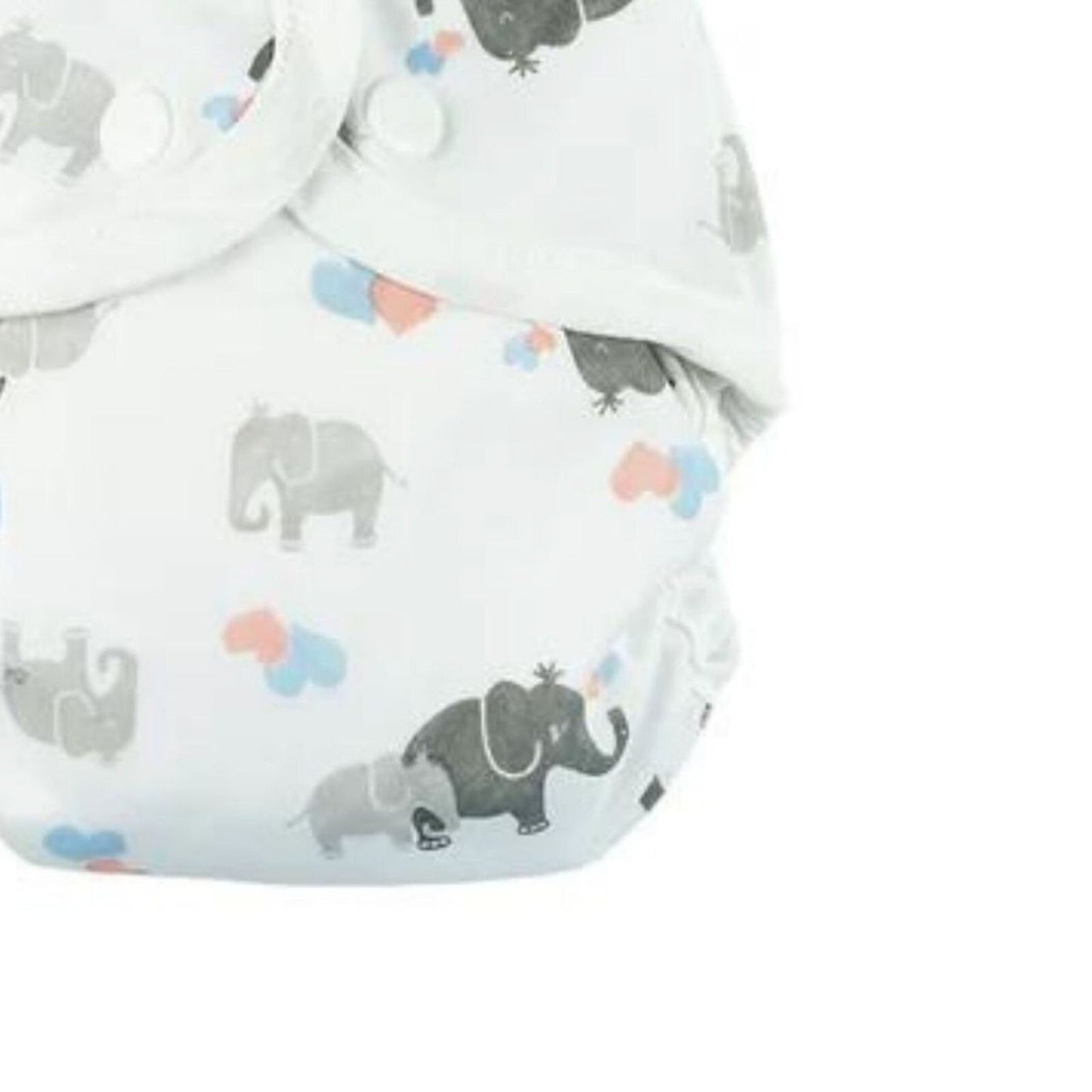MuslinZ Washable Nappy Wrap - Elephant - mezetto ebebek ebebek