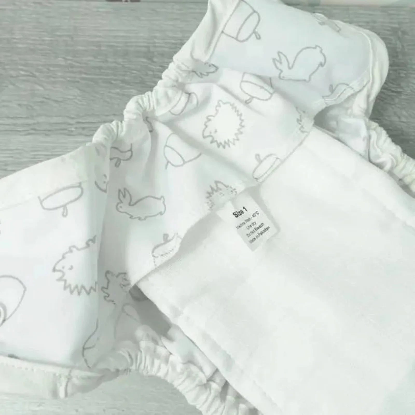 MuslinZ Washable Nappy Wrap - Woodland - mezetto ebebek ebebek
