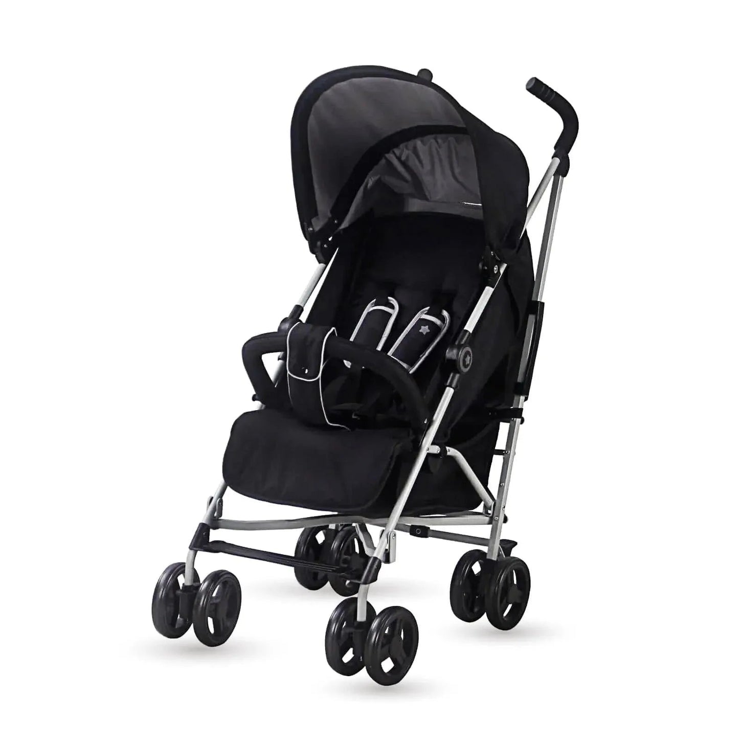 My Babiie MB02 Lightweight Stroller - Black - mezetto ebebek ebebek