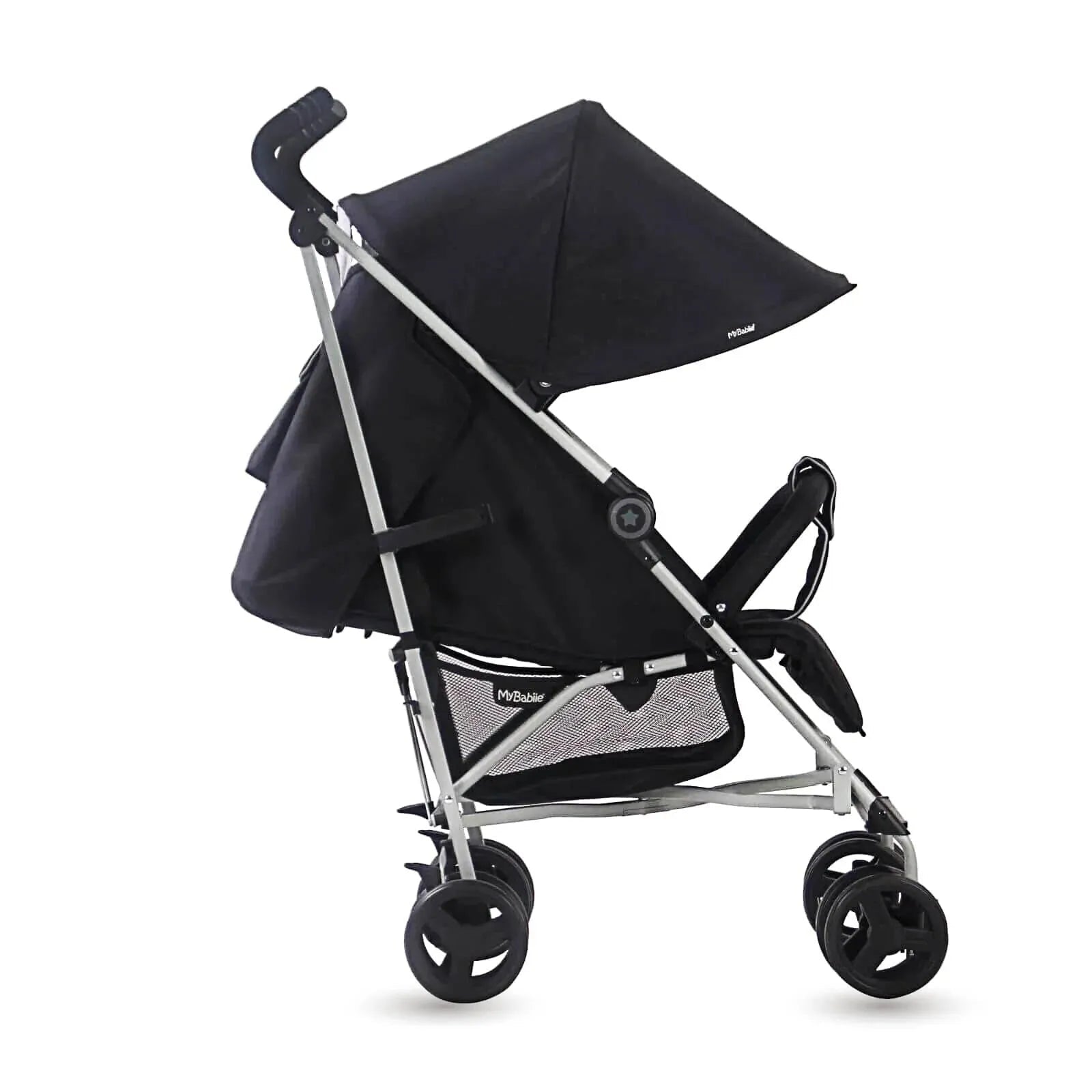 My Babiie MB02 Lightweight Stroller - Black - mezetto ebebek ebebek