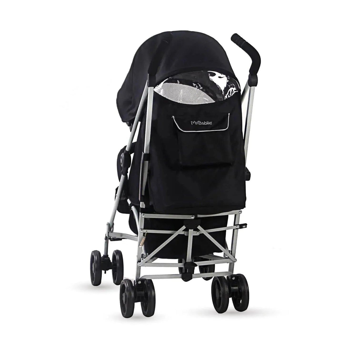 My Babiie MB02 Lightweight Stroller - Black - mezetto ebebek ebebek