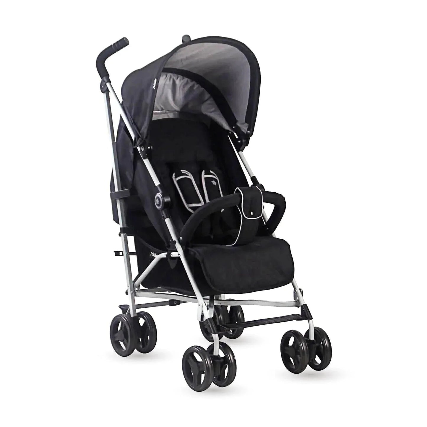 My Babiie MB02 Lightweight Stroller - Black - mezetto ebebek ebebek
