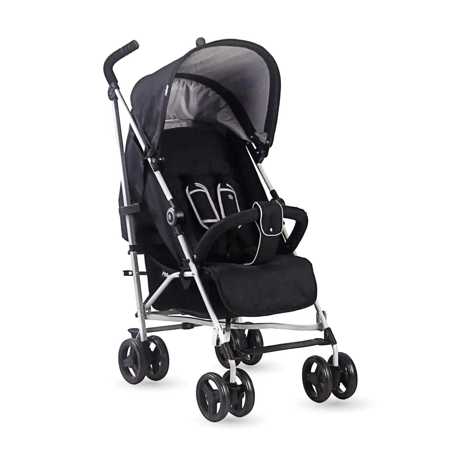 My Babiie MB02 Lightweight Stroller - Black - mezetto ebebek ebebek