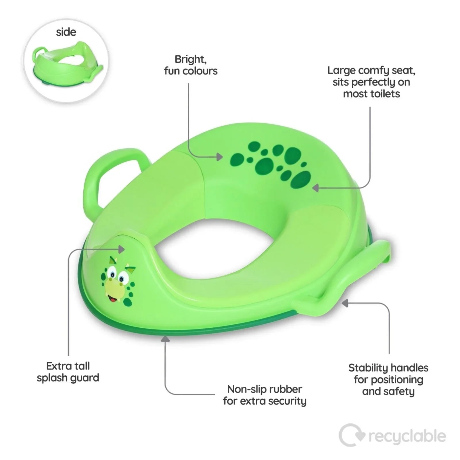 My Carry Potty - My Little Trainer Seat - Dinosaur - mezetto ebebek ebebek