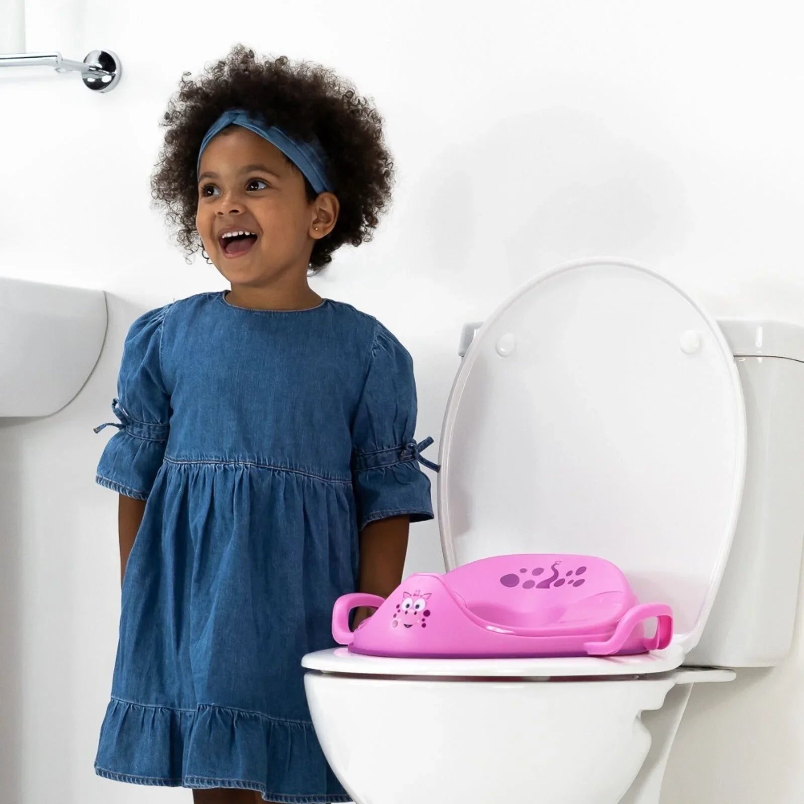 My Carry Potty - My Little Trainer Seat - Pink Dragon - mezetto ebebek ebebek