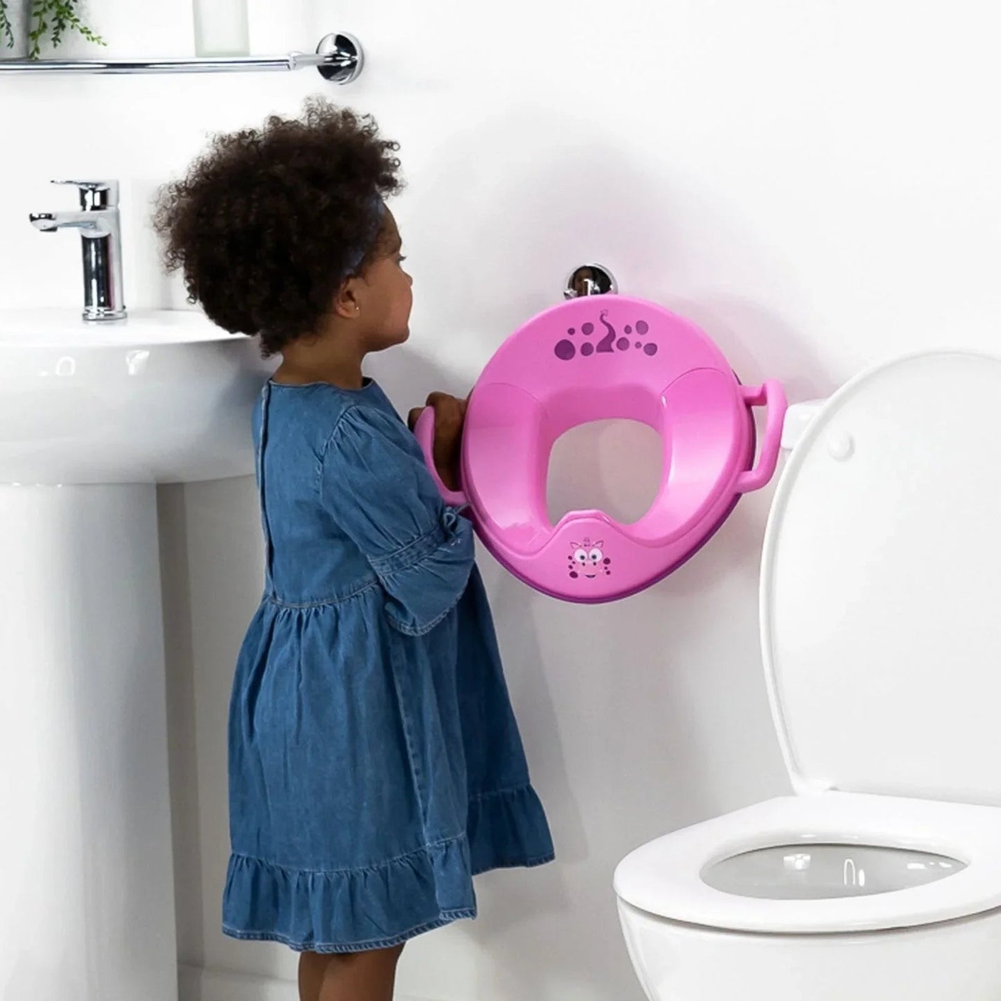 My Carry Potty - My Little Trainer Seat - Pink Dragon - mezetto ebebek ebebek