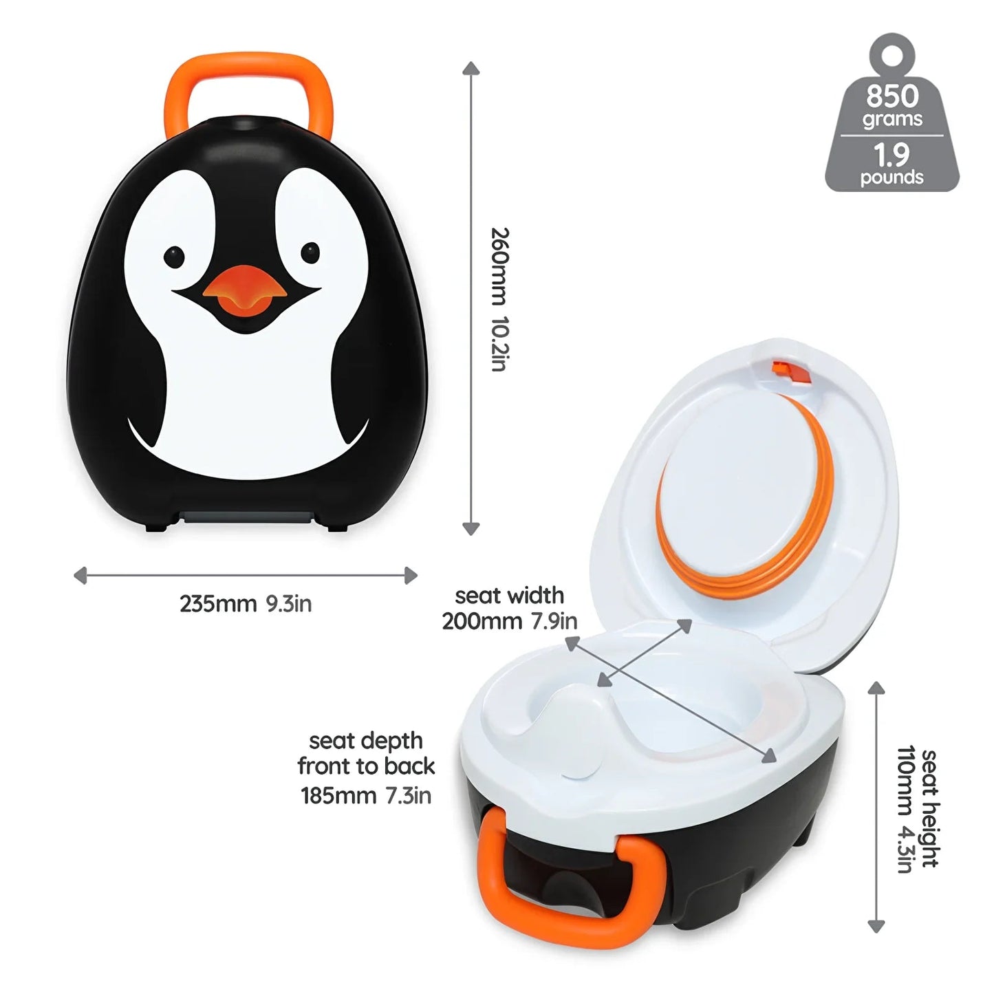 My Carry Potty - Penguin - mezetto ebebek ebebek
