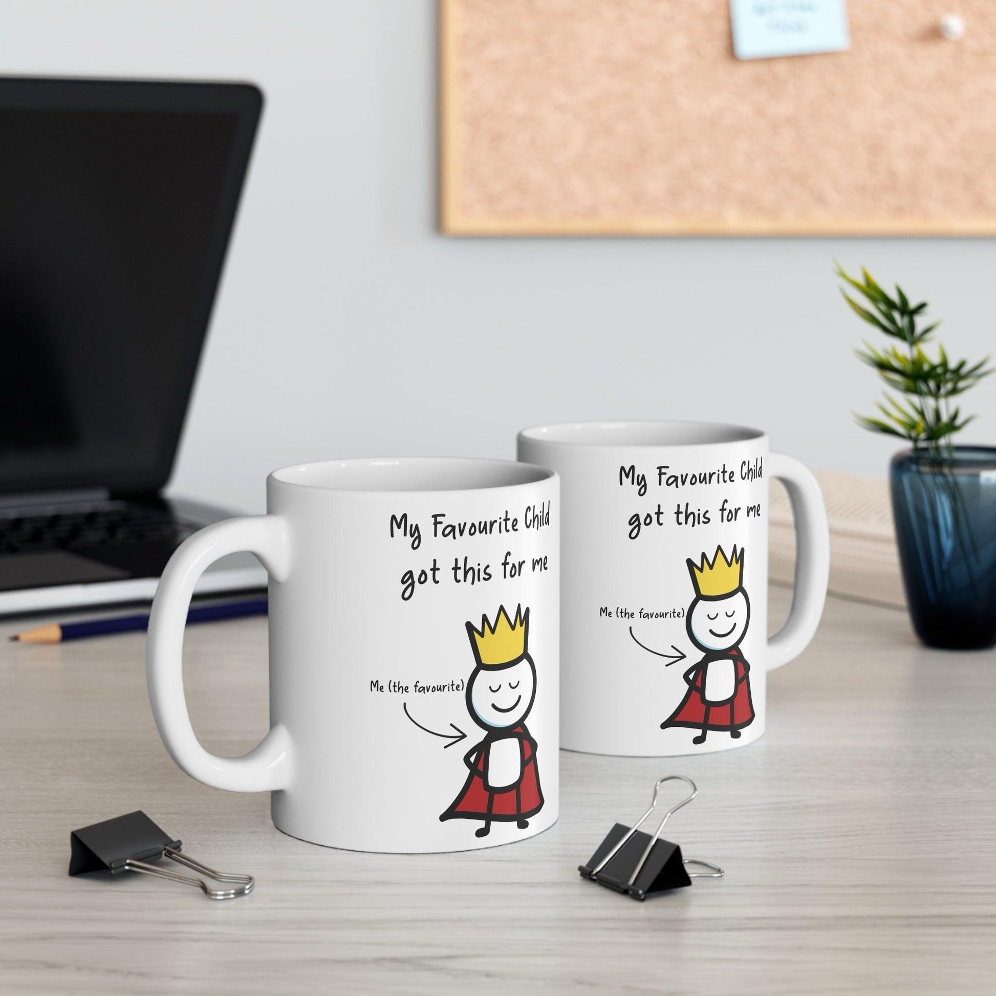 My Favourite Child Got Me This Mug | Funny Parent Gift - mezetto KEOLIX KEOLIX
