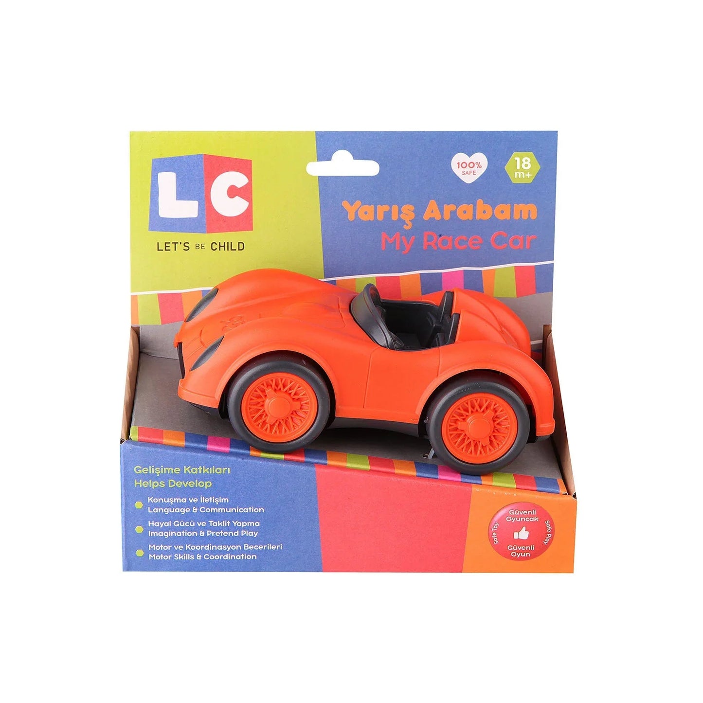 My LC Race Car With Box Assorted - mezetto ebebek ebebek