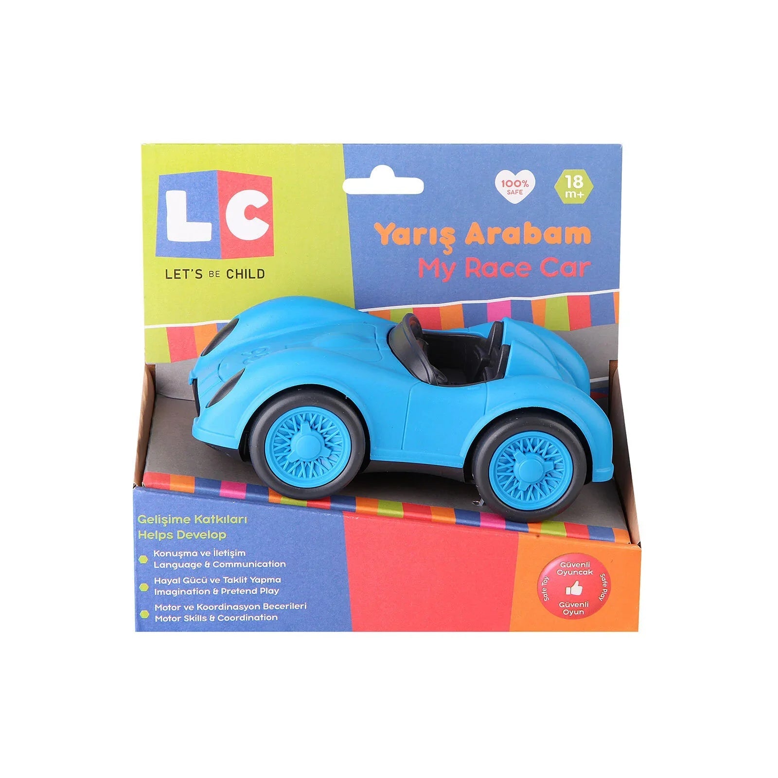 My LC Race Car With Box Assorted - mezetto ebebek ebebek