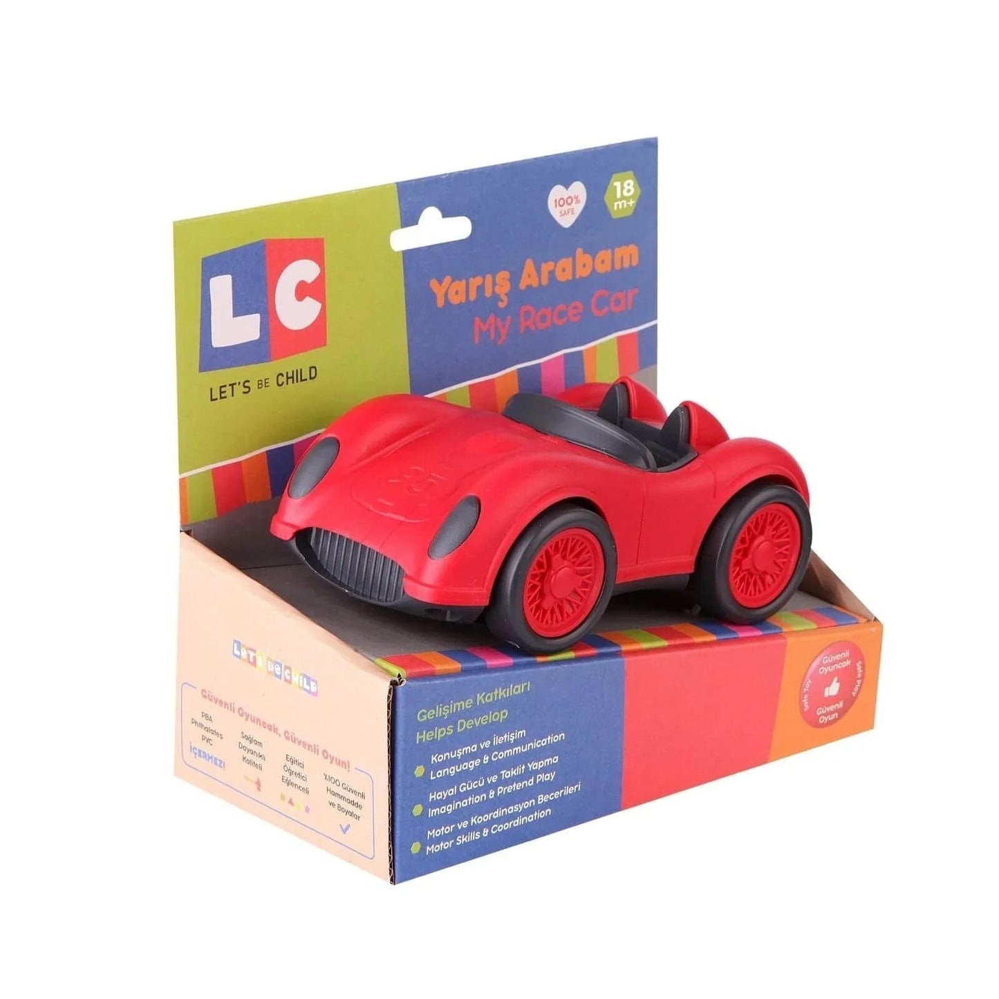 My LC Race Car With Box Assorted - mezetto ebebek ebebek