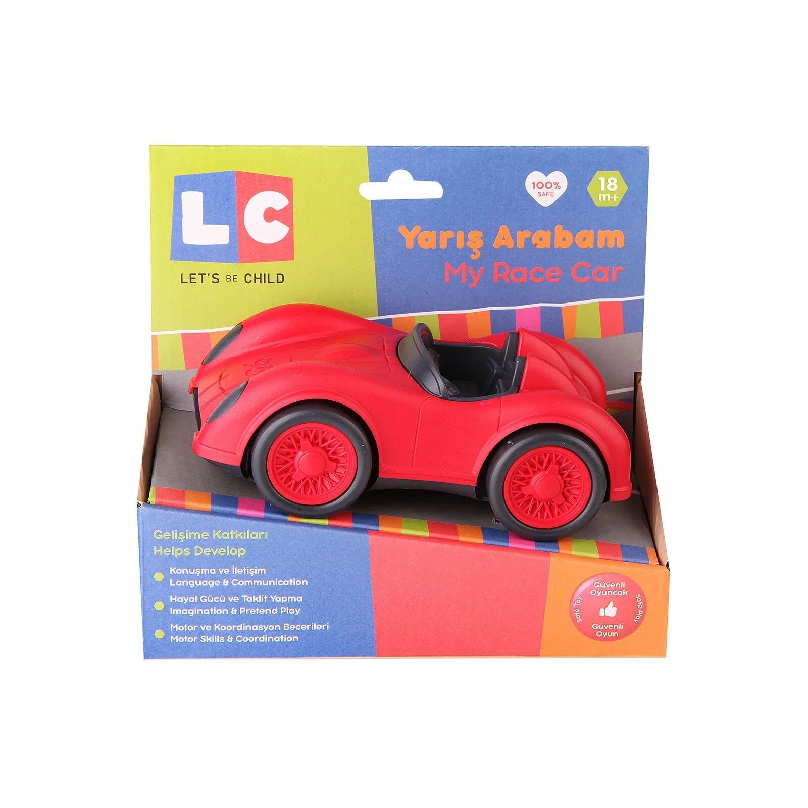 My LC Race Car With Box Assorted - mezetto ebebek ebebek