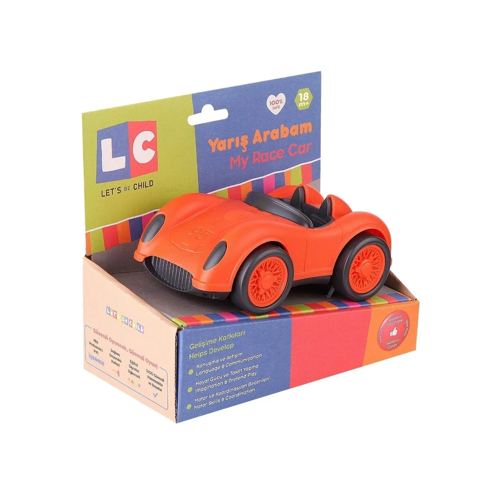 My LC Race Car With Box Assorted - mezetto ebebek ebebek