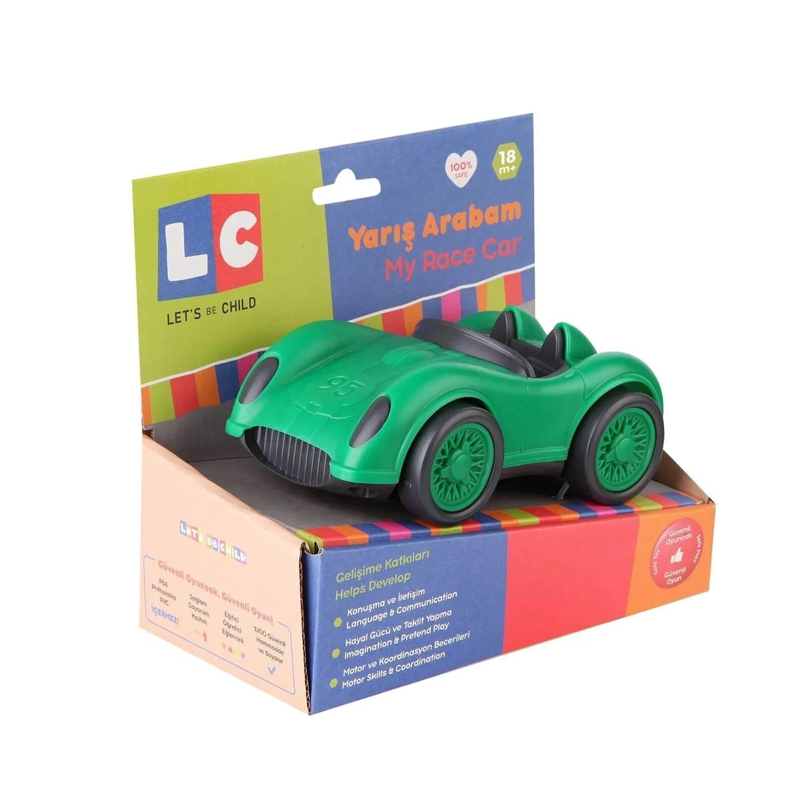 My LC Race Car With Box Assorted - mezetto ebebek ebebek
