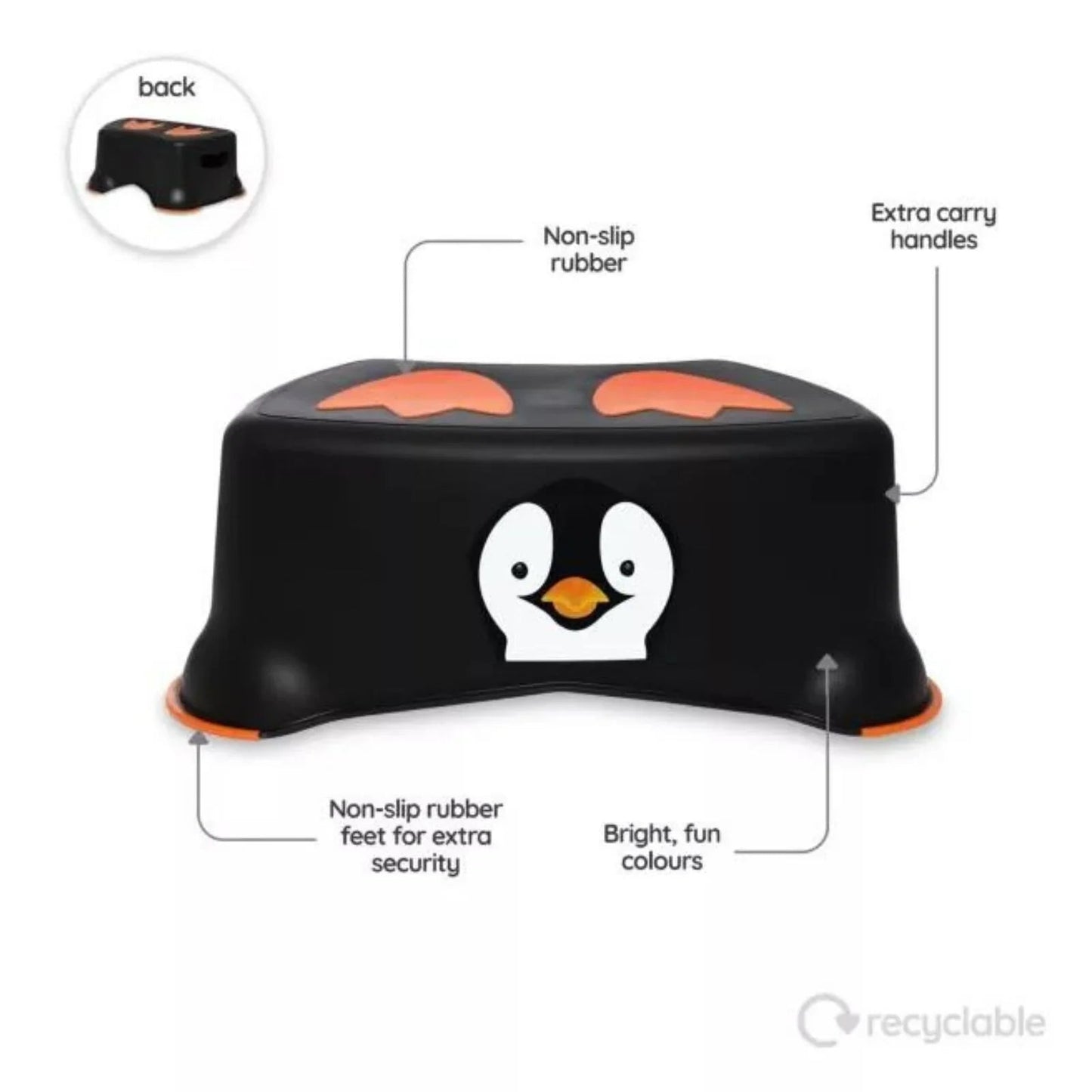 My Little Step Stool - Penguin - mezetto ebebek ebebek